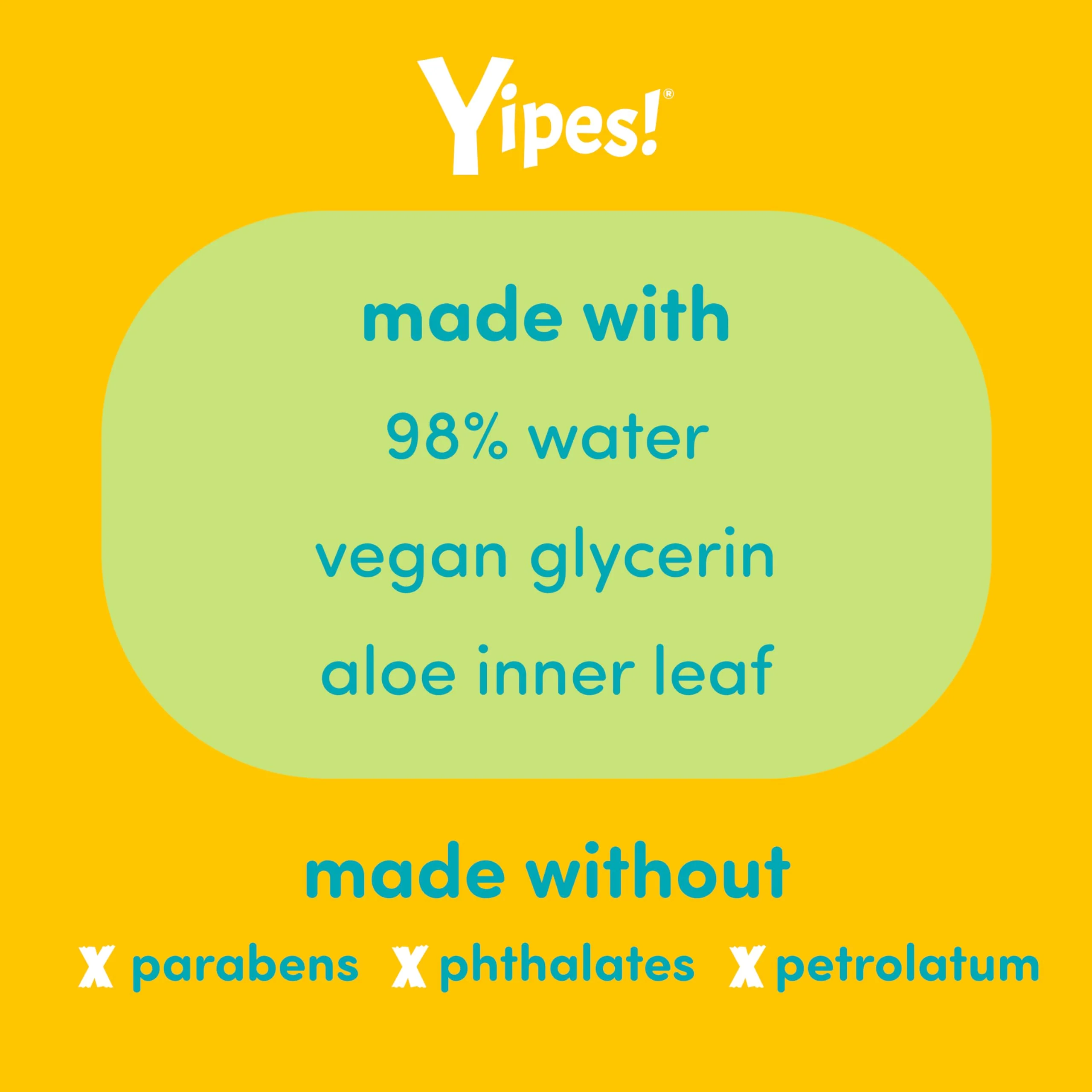 Yipes! Kids Face and Hand Wipes | Compostable Wet Wipes for Sensitive Skin | Individually Wrapped | Classroom Must Haves | Travel Essentials | For Backpacks, Lunchboxes, Classroom Supplies | 4 pack - Image 6