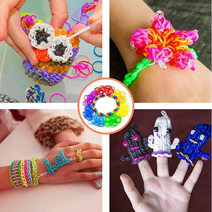 YITOHOP 12080+ Loom Bands Kit, Rubber Bands for Bracelet Making Kit, DIY Art Craft Loom Bracelet Kit,2025 Creativity Birthday Gift Ideal Christmas Gifts - Image 3