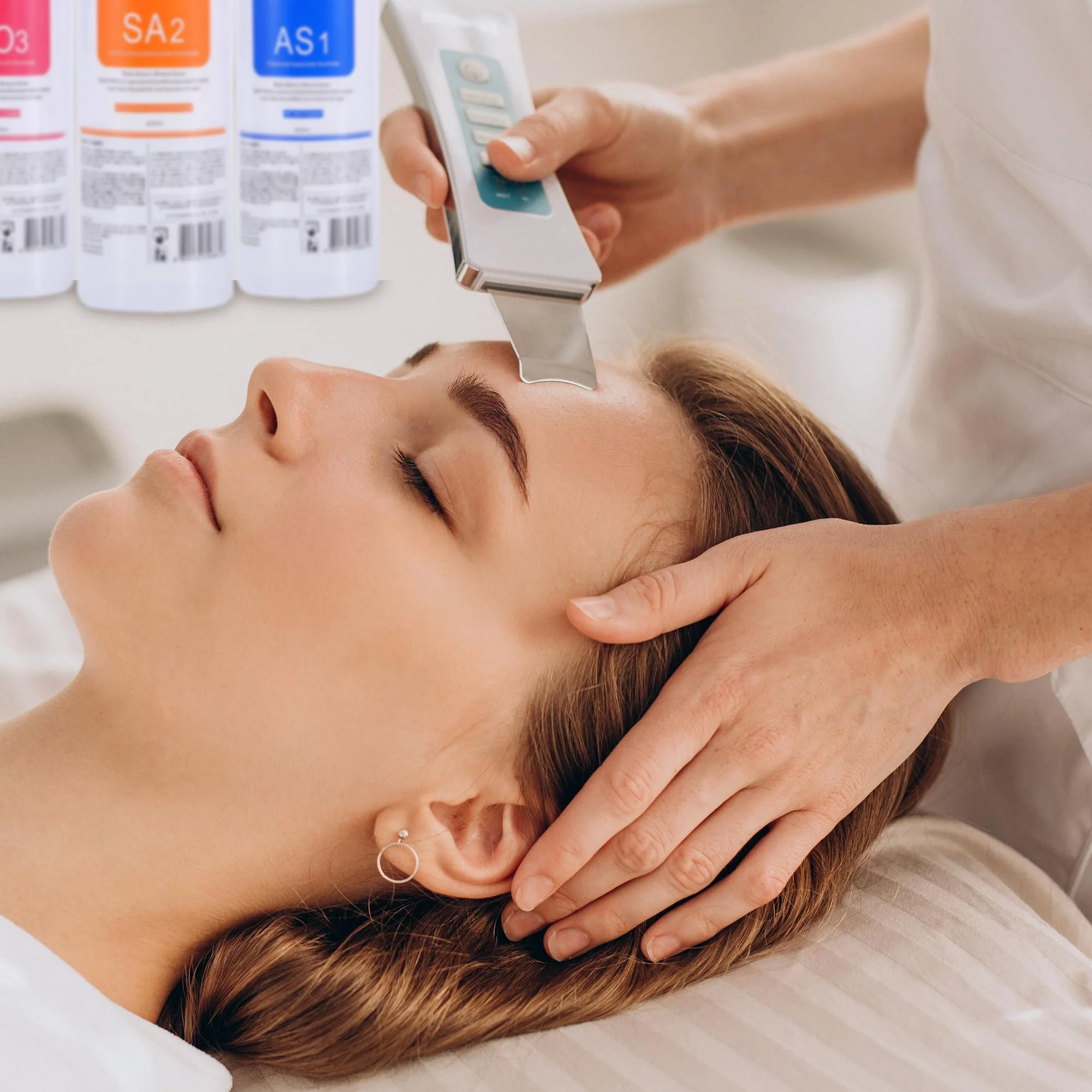 YMEYFAN Hydrate Solution for Facial AS1 SA2 AO3 for Hydrogen Oxygen Facial Machine Professional, Aqua Peeling Solution Hydrate Serums for Facial Cleansing, Face Skin Care, Hydrating (400ml/6Pcs) - Image 4