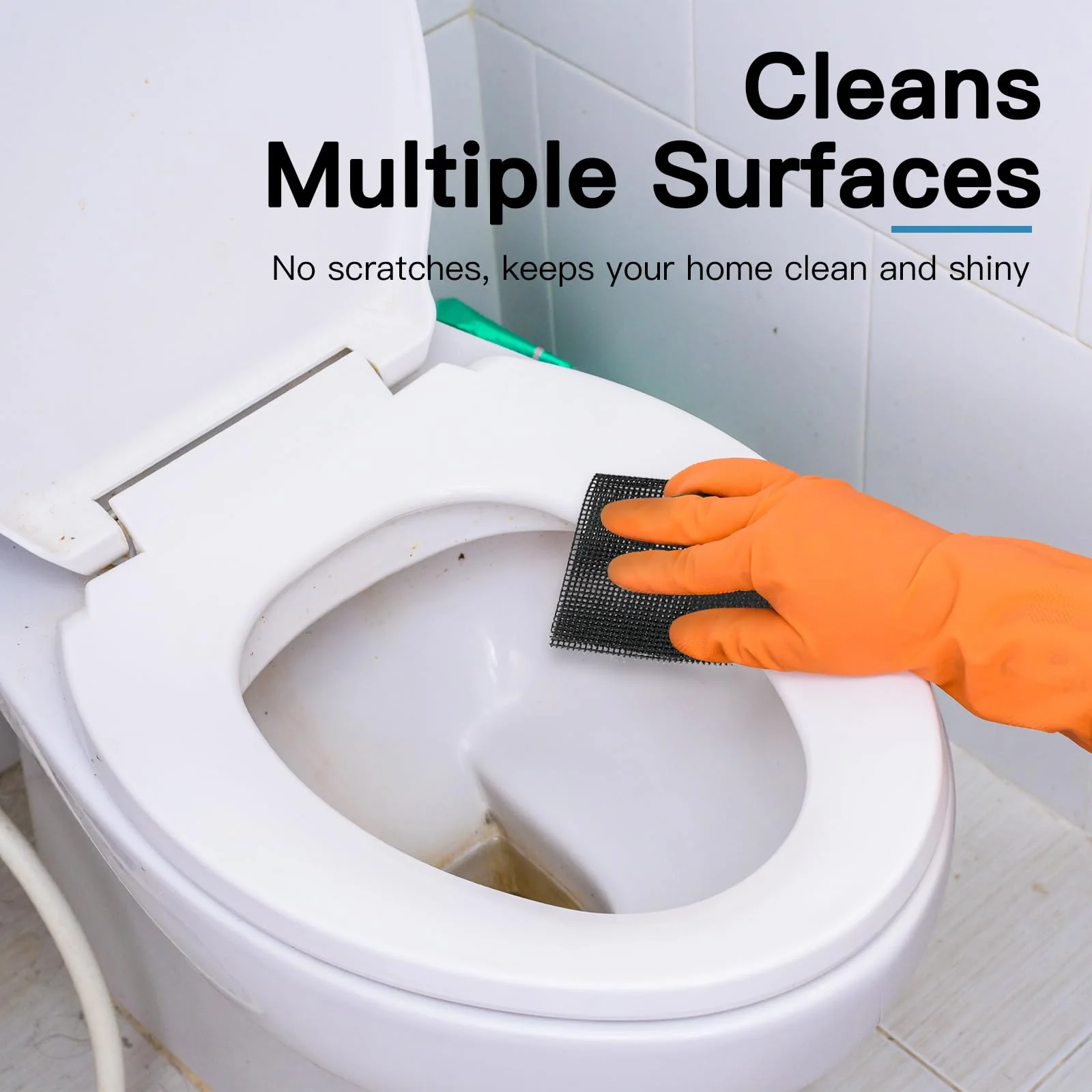 Yncotte Toilet Cleaner Hard Water, 2024 Newly Upgraded Toilet Cleaning Screens Hard Water Remove Pads for Stain Calcium Deposits Scrubber(30PCS) - Image 5