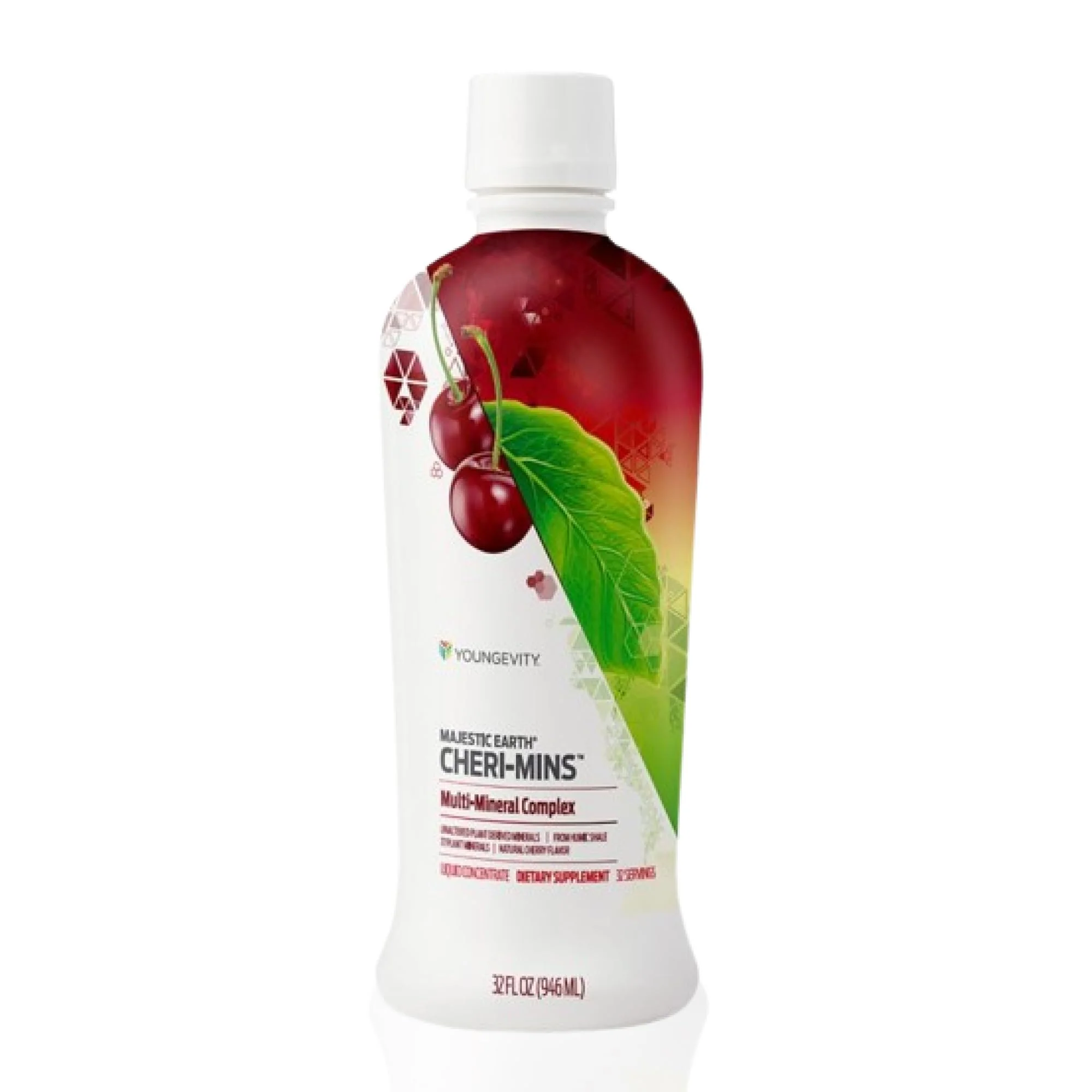 Youngevity Cheri-Mins™ Plant Derived Liquid Minerals - Great Tasting Formula - 77+ Natural Unaltered Trace Minerals - Colloidal Form Humic Shale (32 Fl Oz)