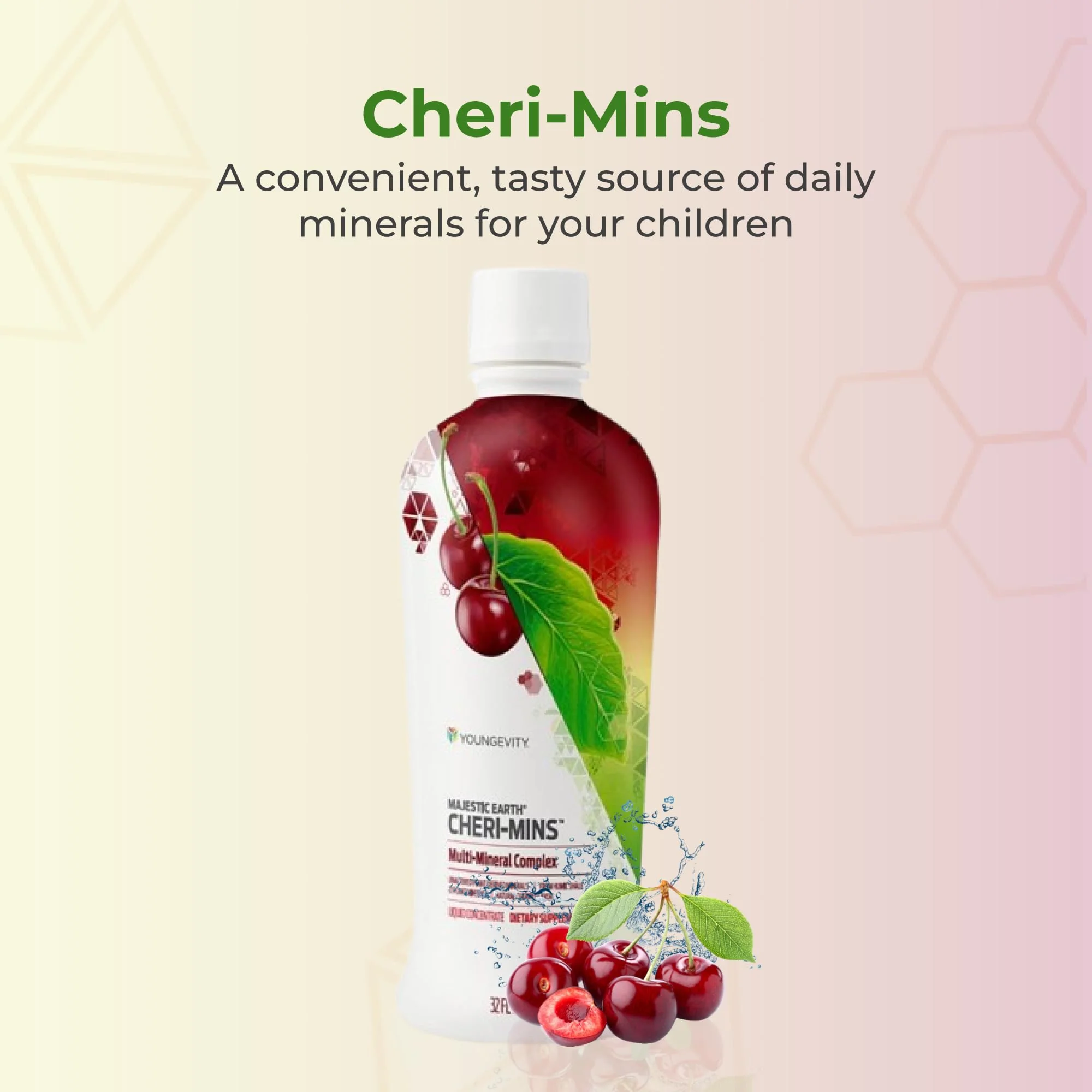 Youngevity Cheri-Mins™ Plant Derived Liquid Minerals - Great Tasting Formula - 77+ Natural Unaltered Trace Minerals - Colloidal Form Humic Shale (32 Fl Oz) - Image 2