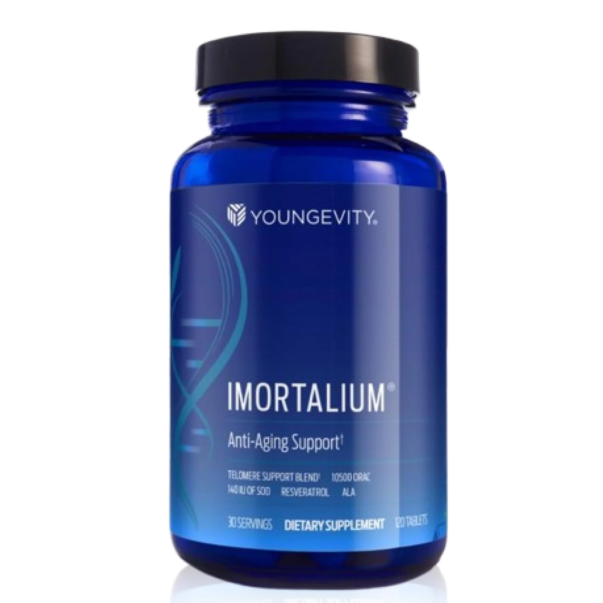 Youngevity Imortalium® - Anti-Aging Telomere Health, Fucoxanthin, Carotenoid Blend, Fucoidan Blend, MSM, Glutathione, Skin Rejuvinating Blend + 12 Whole Foods 120 Tablets (Pack of 1) - Image 2
