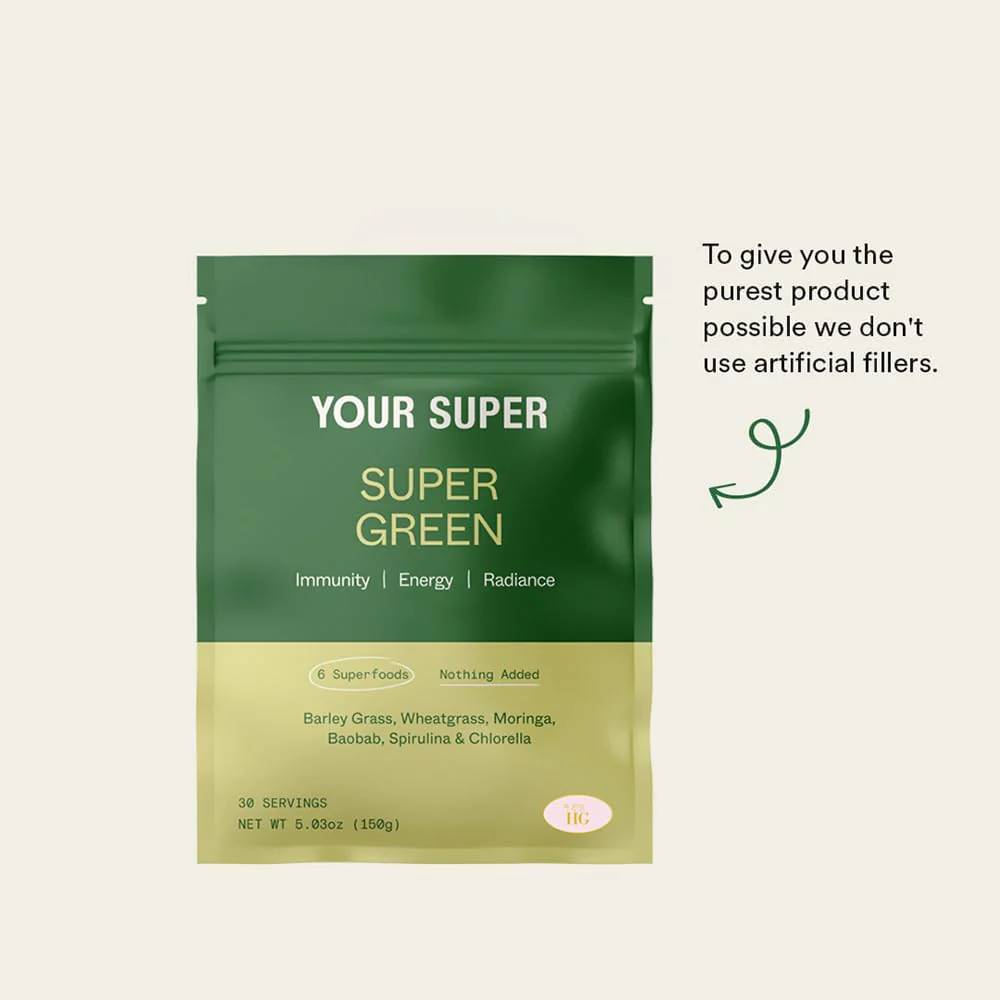 Your Super Organic Super Green Smoothie Mix – Superfood Powder for Natural Immune Support, Made with Wheatgrass, Barley Grass, Moringa, Spirulina, Chlorella & Baobab Powder (30 Servings) - Image 4
