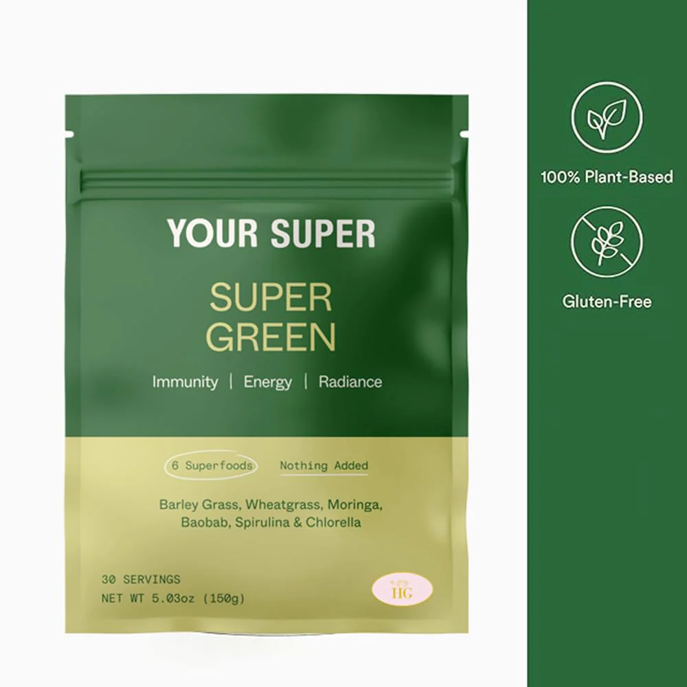 Your Super Organic Super Green Smoothie Mix – Superfood Powder for Natural Immune Support, Made with Wheatgrass, Barley Grass, Moringa, Spirulina, Chlorella & Baobab Powder (30 Servings) - Image 7