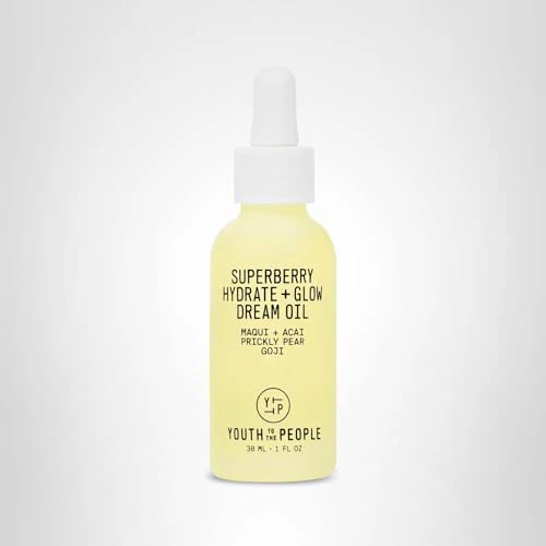 Youth To The People Superberry Hydrate + Glow Dream Face Oil - Revives Dull + Dry Skin, Boosts Radiance, Hydrating, Ultra-Lightweight Formula, Vitamin C, Squalane, Omega Oils, Vegan - 1 fl oz - Image 2