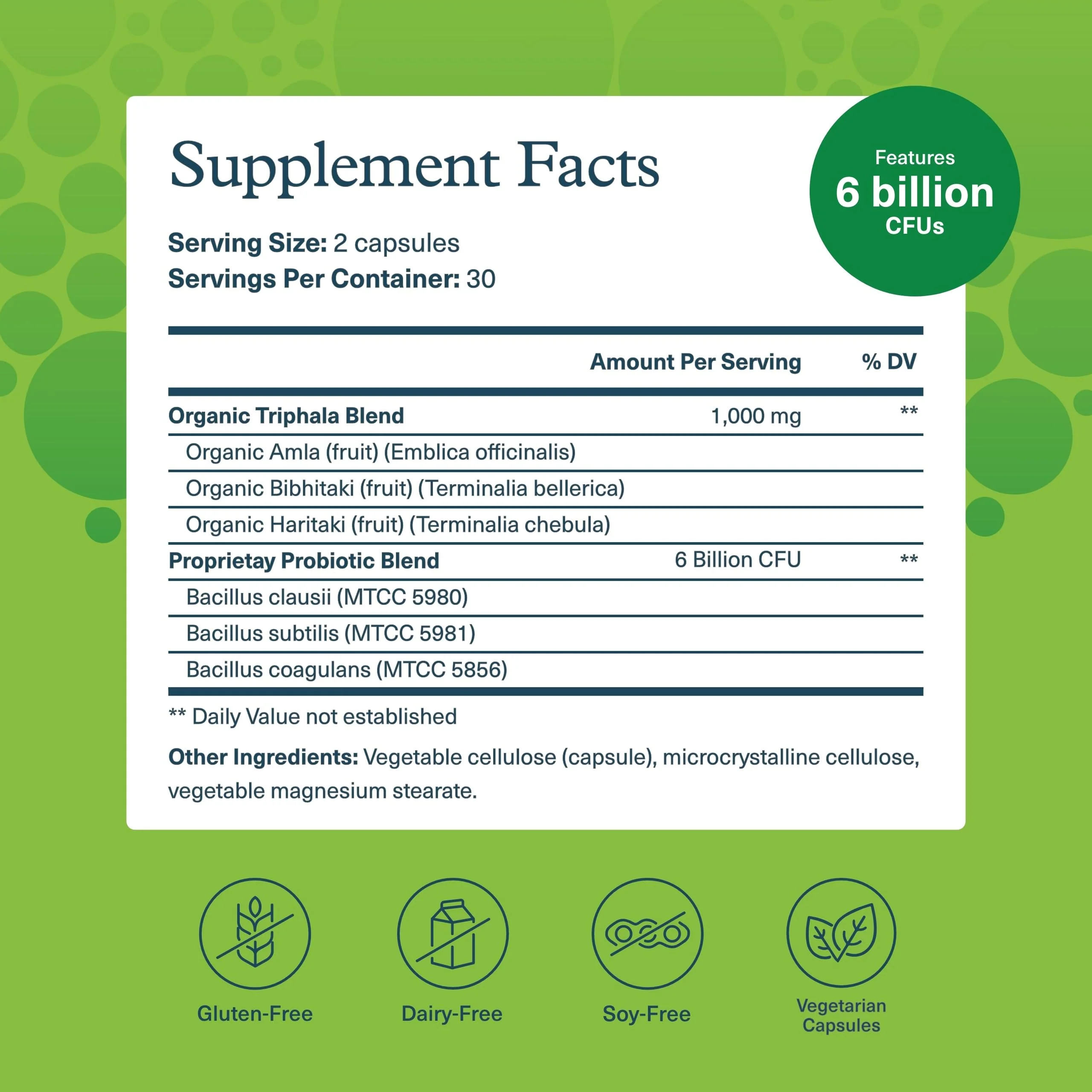 Youtheory Spore Probiotic - Helps Gut Health* - 6 Billion CFU with Prebiotics - Supports Regular Bowel Movement & Diarrhea Relief* - Shelf Stable - 60 Vegetarian Capsules (30-Day Supply) - Image 7
