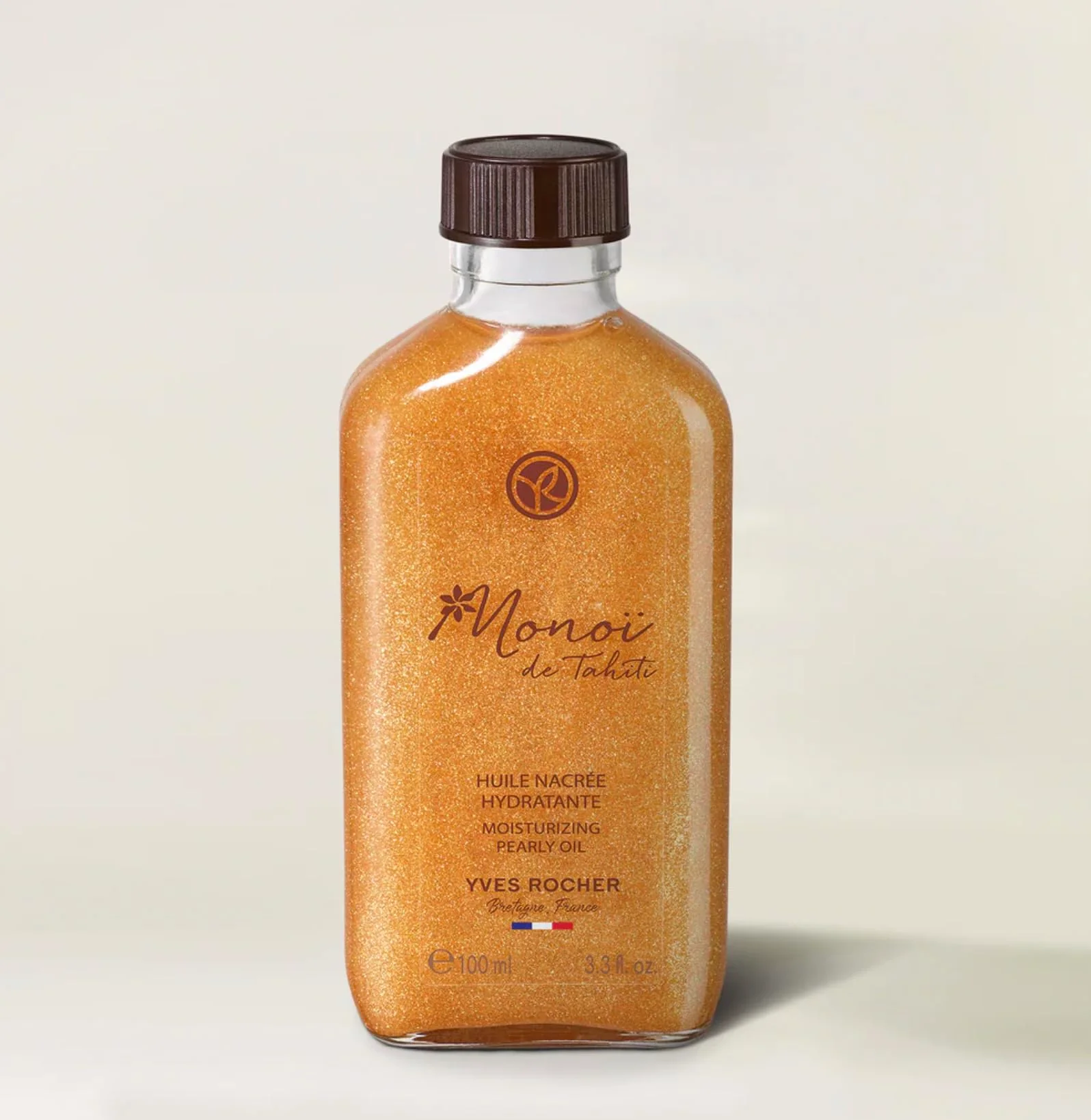 Yves Rocher Monoï de Tahiti Monoi Moisturizing Pearly Body Shimmering Oil Summer Collection 100 ml./3.3 fl.oz. - Image 5