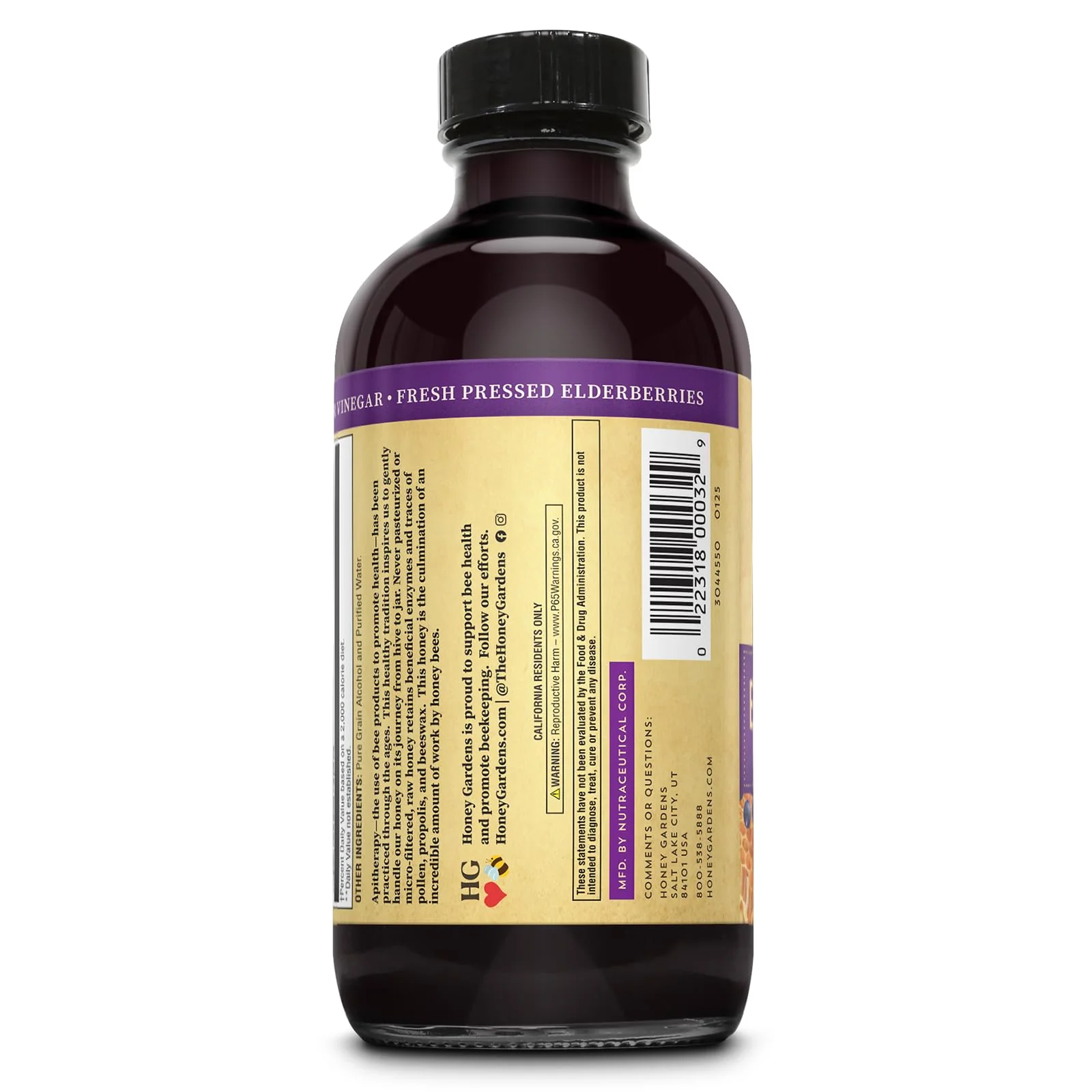 ZAND Elderberry & Honey Immune Syrup - Black Elderberry Syrup for Adults & Kids, Natural Throat Defense Wellness Supplement with Propolis & Organic Apple Cider Vinegar - 8 Fl Oz - Image 5