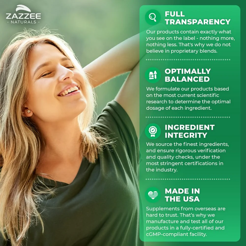 Zazzee Extra Strength Mucuna Pruriens 8:1 Extract, Minimum 20% L-Dopa, 1000 mg, 220 Vegan Capsules, 110 Day Supply, Concentrated and Standardized 8X Extract, 100% Vegetarian, All-Natural and Non-GMO - Image 6