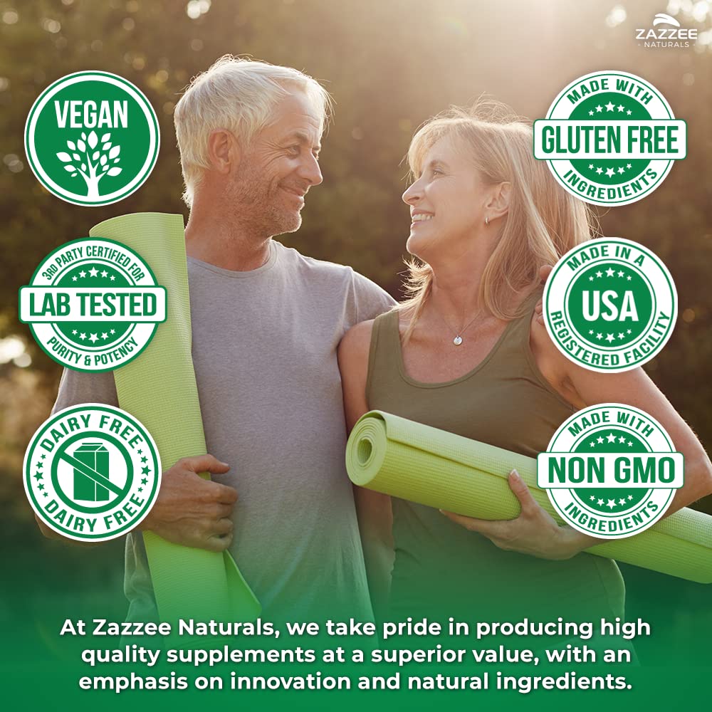 Zazzee USDA Organic Blueberry 10:1 Extract, 5000 mg Strength, 120 Vegan Capsules, 4 Month Supply, Concentrated and Standardized 10X Whole Fruit Extract, 100% Vegetarian, Non-GMO, Made in The USA - Image 2