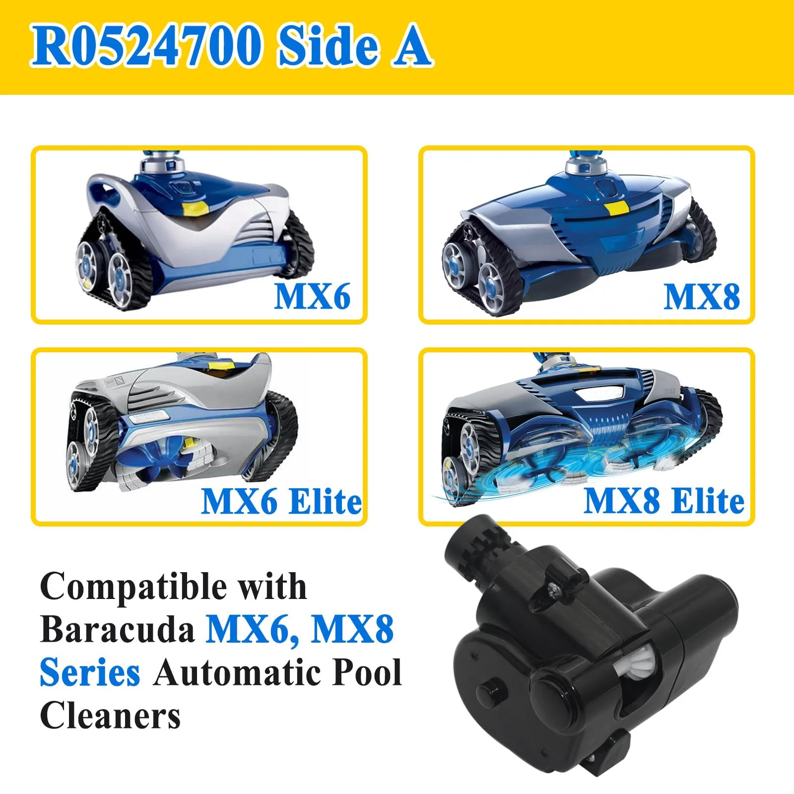 Zeiboat R0524700 Side A Direction Control Device Replacement, for MX8/MX6 Series In Ground Automatic Pool Cleaners - Image 3