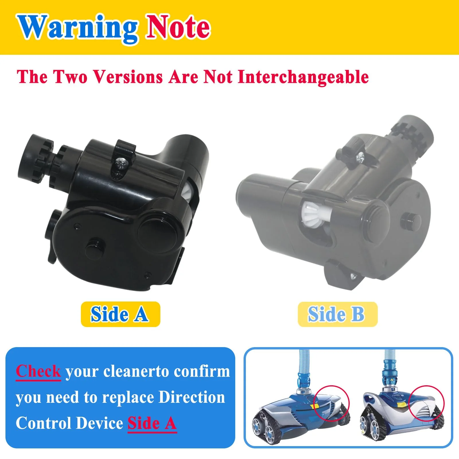 Zeiboat R0524700 Side A Direction Control Device Replacement, for MX8/MX6 Series In Ground Automatic Pool Cleaners - Image 4