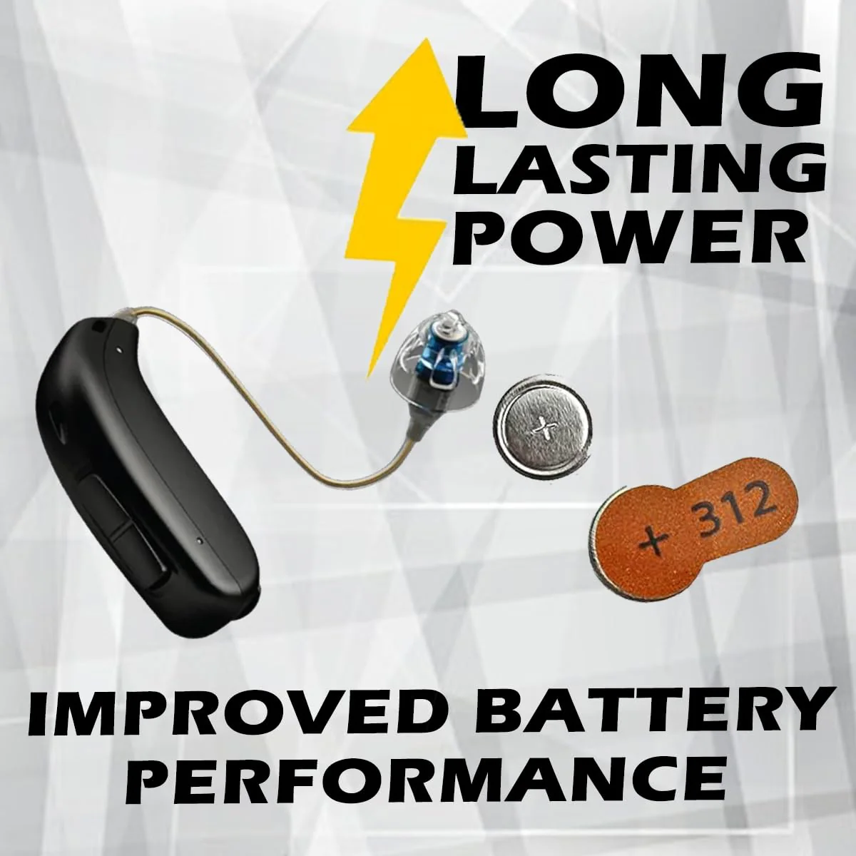ZeniPower Size 312 Mercury Free 1.45V Hearing Aid Batteries Zinc Air (120 Batteries) - Image 6