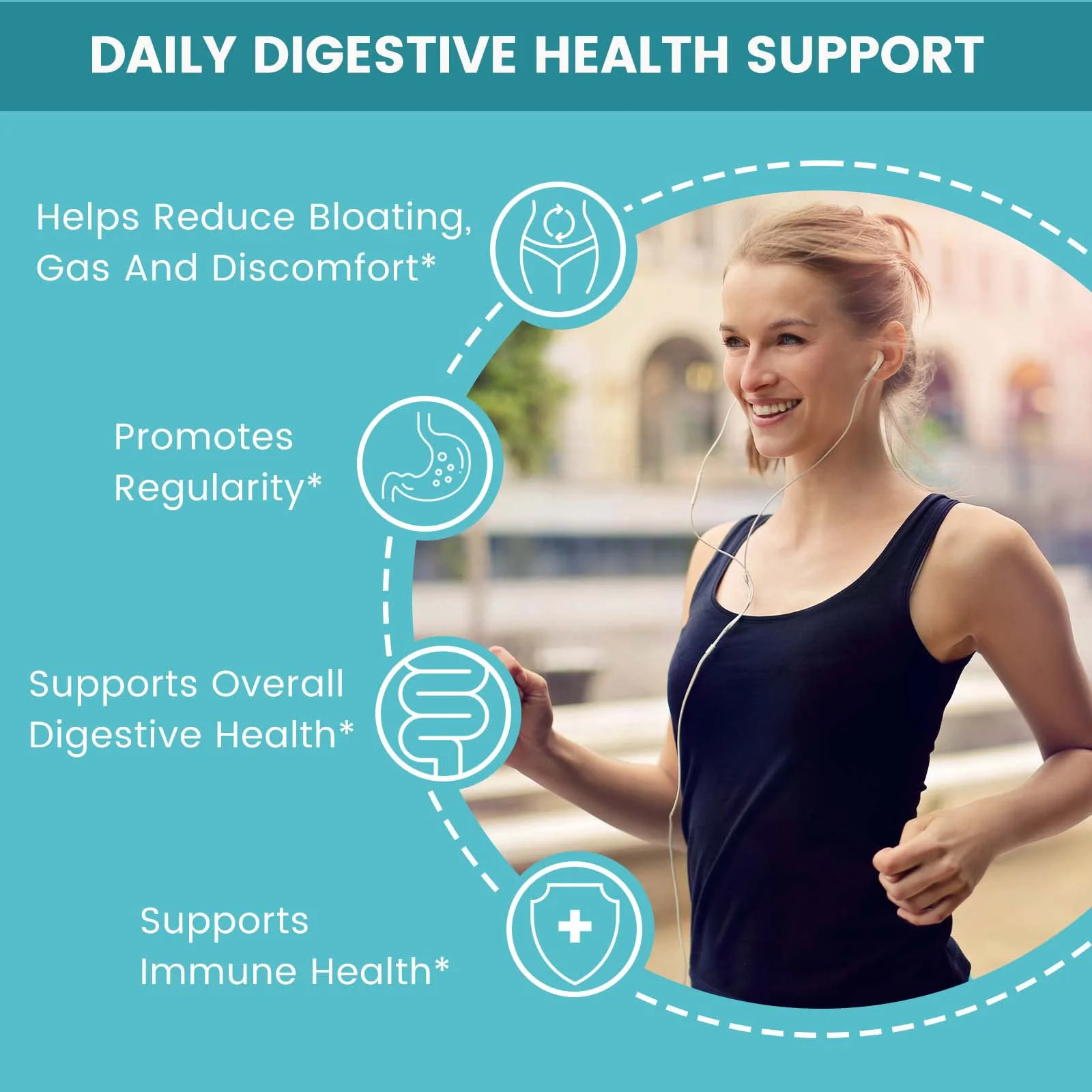 Zentastic Probiotics & Prebiotics Supplement - 50 Billion CFU - for Men & Women’s Immune & Digestive Health - 16 Strains - Shelf Stable - 300 Delayed Release Veggie Capsules - Image 3