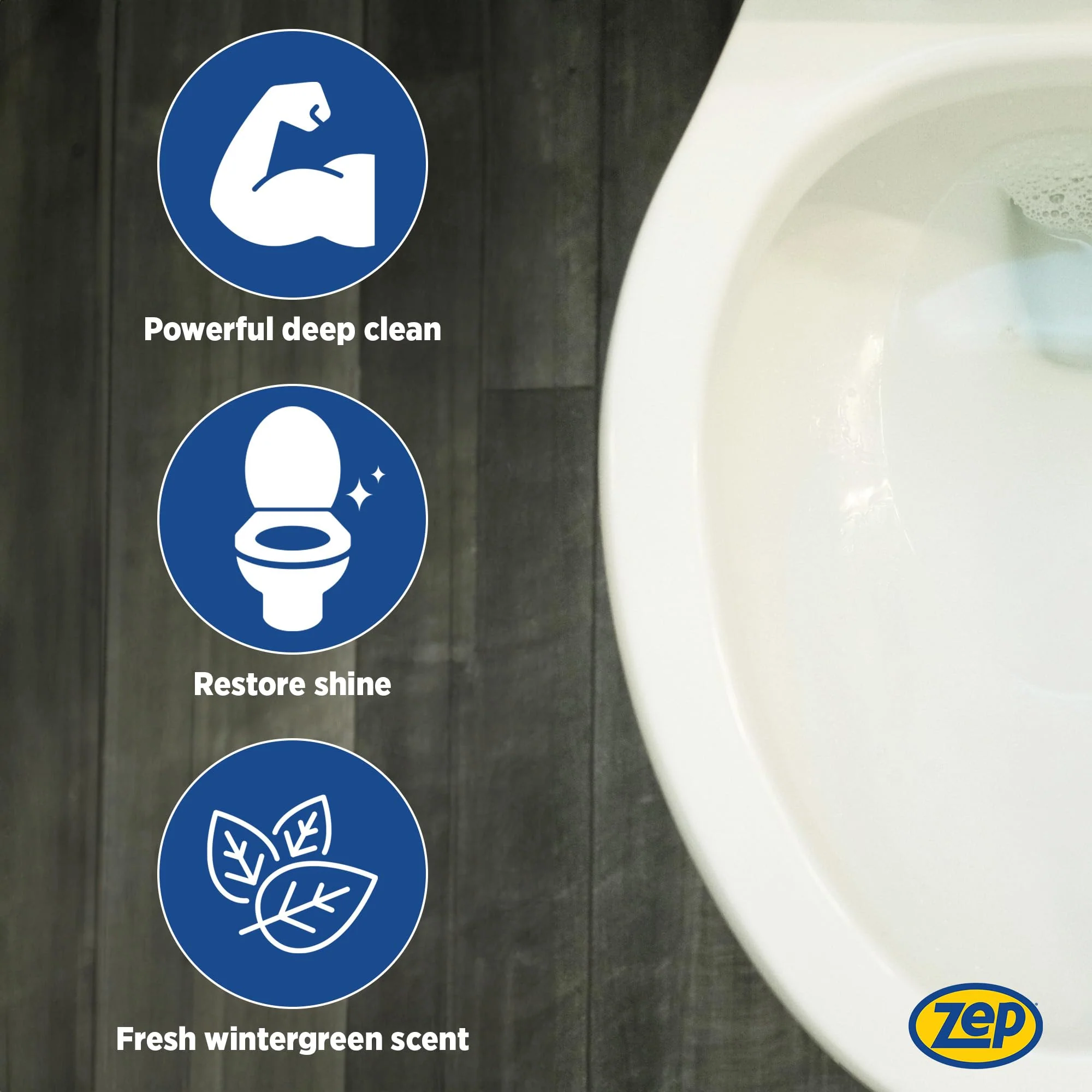 Zep Acidic Toilet Bowl Cleaner - 32 oz (Case of 4) - ZUATBC324 - Experience the Ultimate Cleaning Power with Our 2x Thicker Clinging Formula, Designed to Deliver a Professional-Quality Clean - Image 6