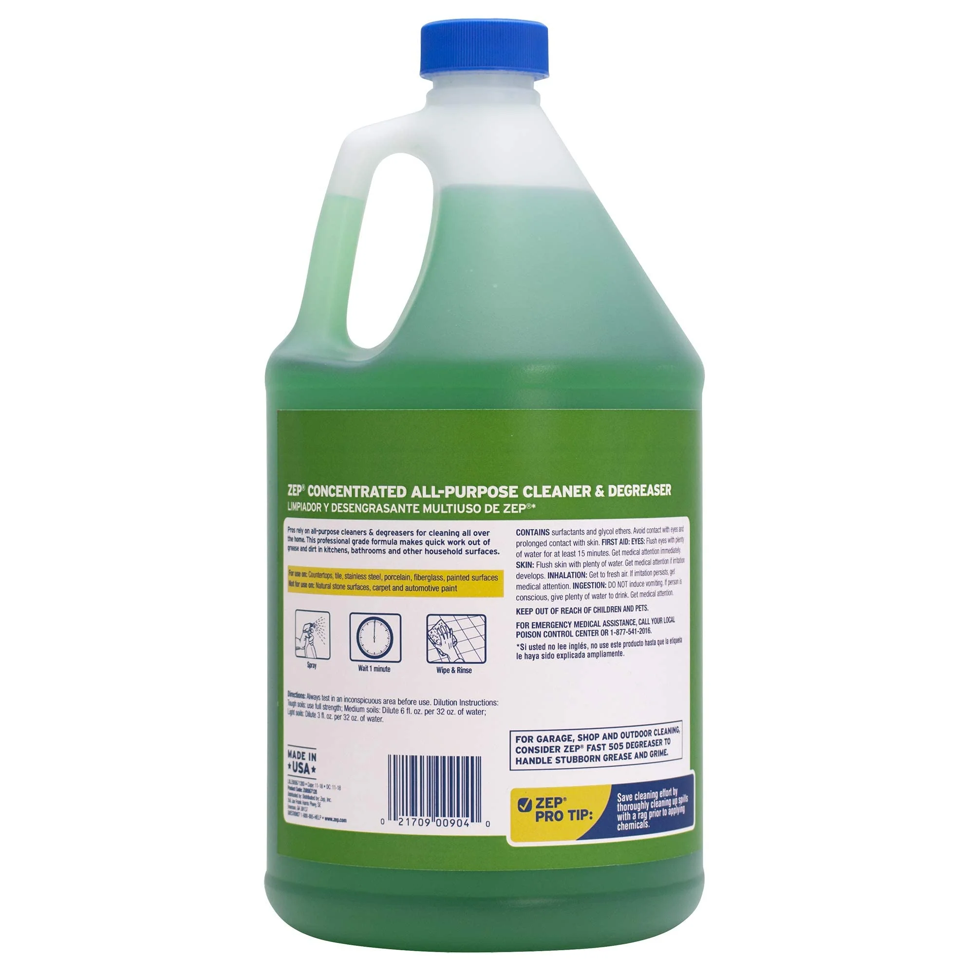 Zep All-Purpose Cleaner and Degreaser - 1 Gallon (1 Unit) ZU0567128 - Industrial Cleaner for Business, Household Used in Kitchen, Countertops, Appliances, Walls and Floor Surfaces (Pack of 3) - Image 5