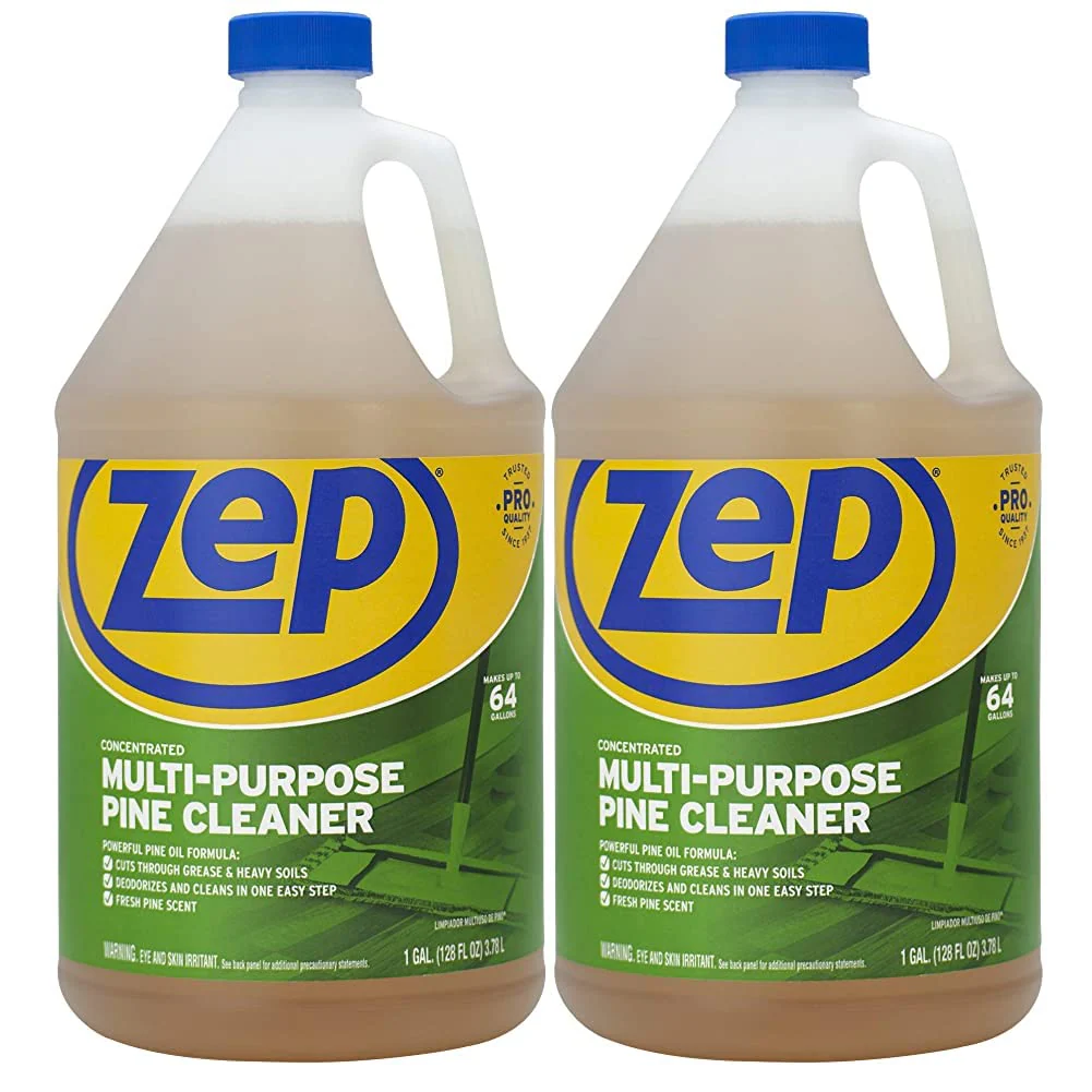 Zep Concentrated Multi-Purpose Pine Cleaner - 128 oz (Pack of 2) ZUMPP128 - Multi-Purpose Cleaner for Professional, Commercial and Household Use, From the Bathroom to Kitchens and Dining Rooms - Image 2