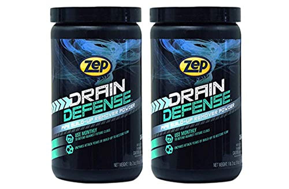 Zep Drain Defense Enzymatic Cleaner Powder - 18 oz (Case of 2) ZDC16 - Safe for Pipes and Septic Systems - Image 2
