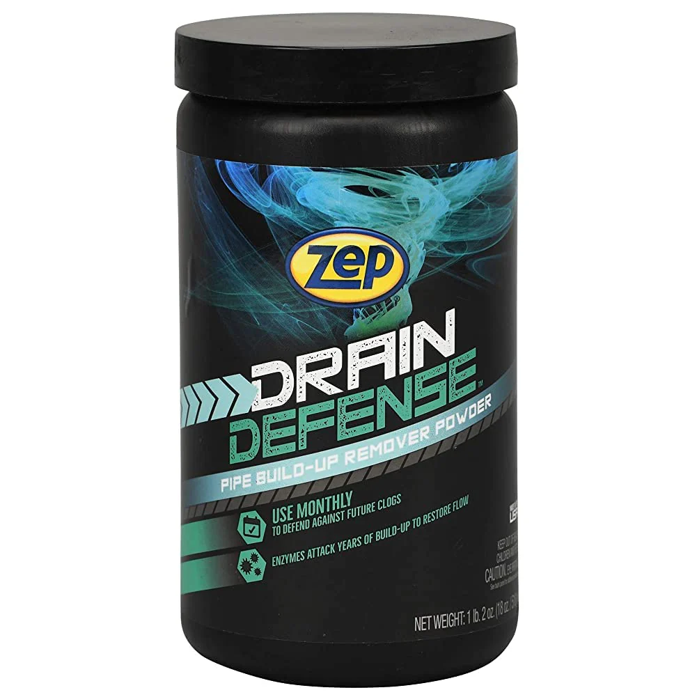 Zep Drain Defense Enzymatic Cleaner Powder - 18 oz (Case of 2) ZDC16 - Safe for Pipes and Septic Systems - Image 4