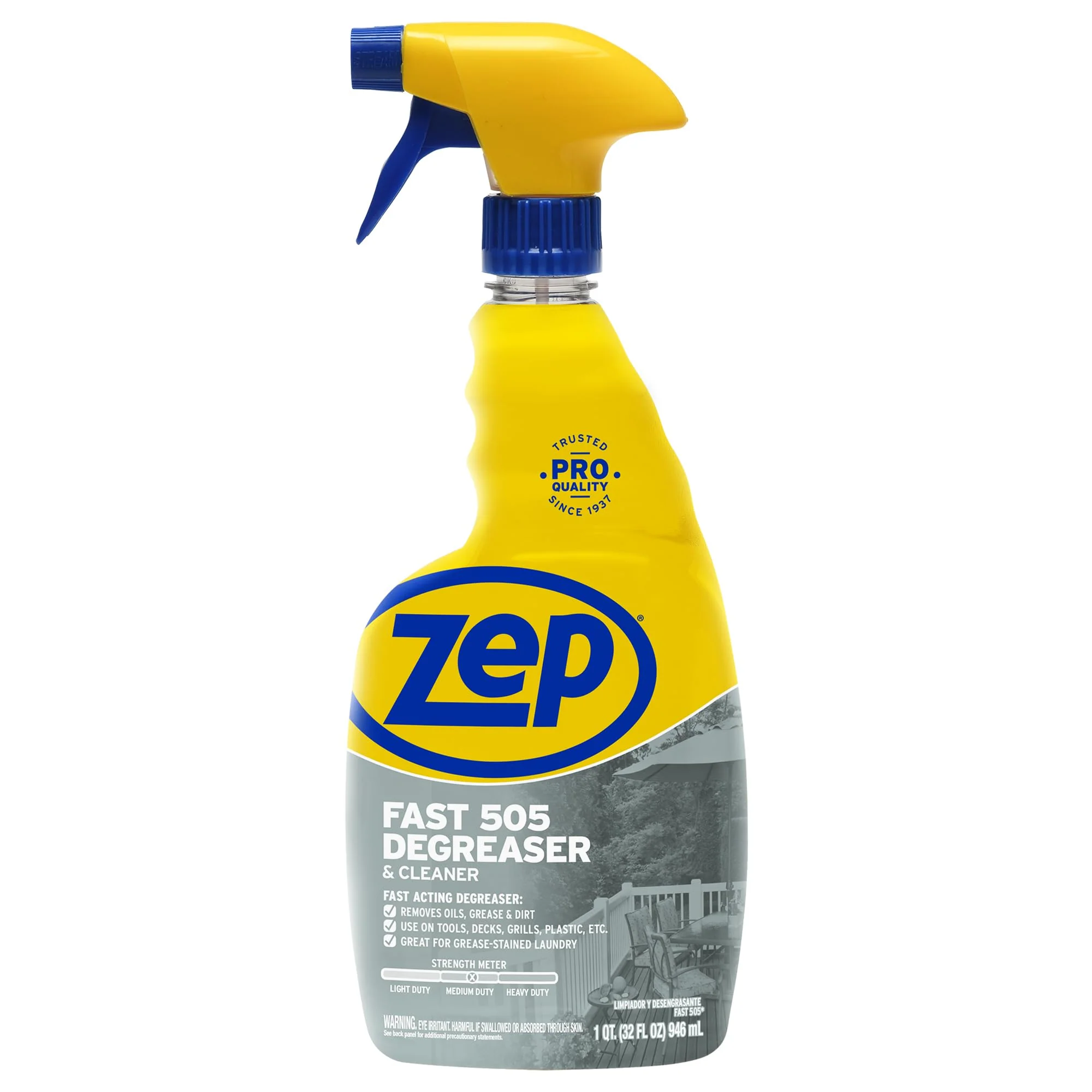 Zep Fast 505 Cleaner and Degreaser - 32 oz (Case of 4) - ZU50532 - Great for Grills, Plastics, Metal, and More - Image 9