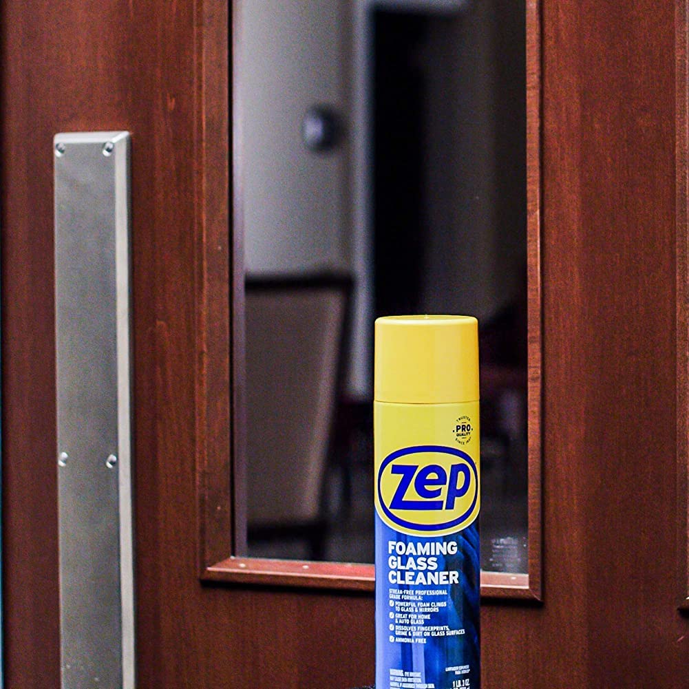 Zep Foaming Glass Cleaner - 19 oz (Case of 12) ZUFGC19 - Streak-Free Professional Grade Formula that Dissolves Dirt, Fingerprints and Grime on Glass, Mirrors, Windows and Plexiglas in Home, Business, - Image 6