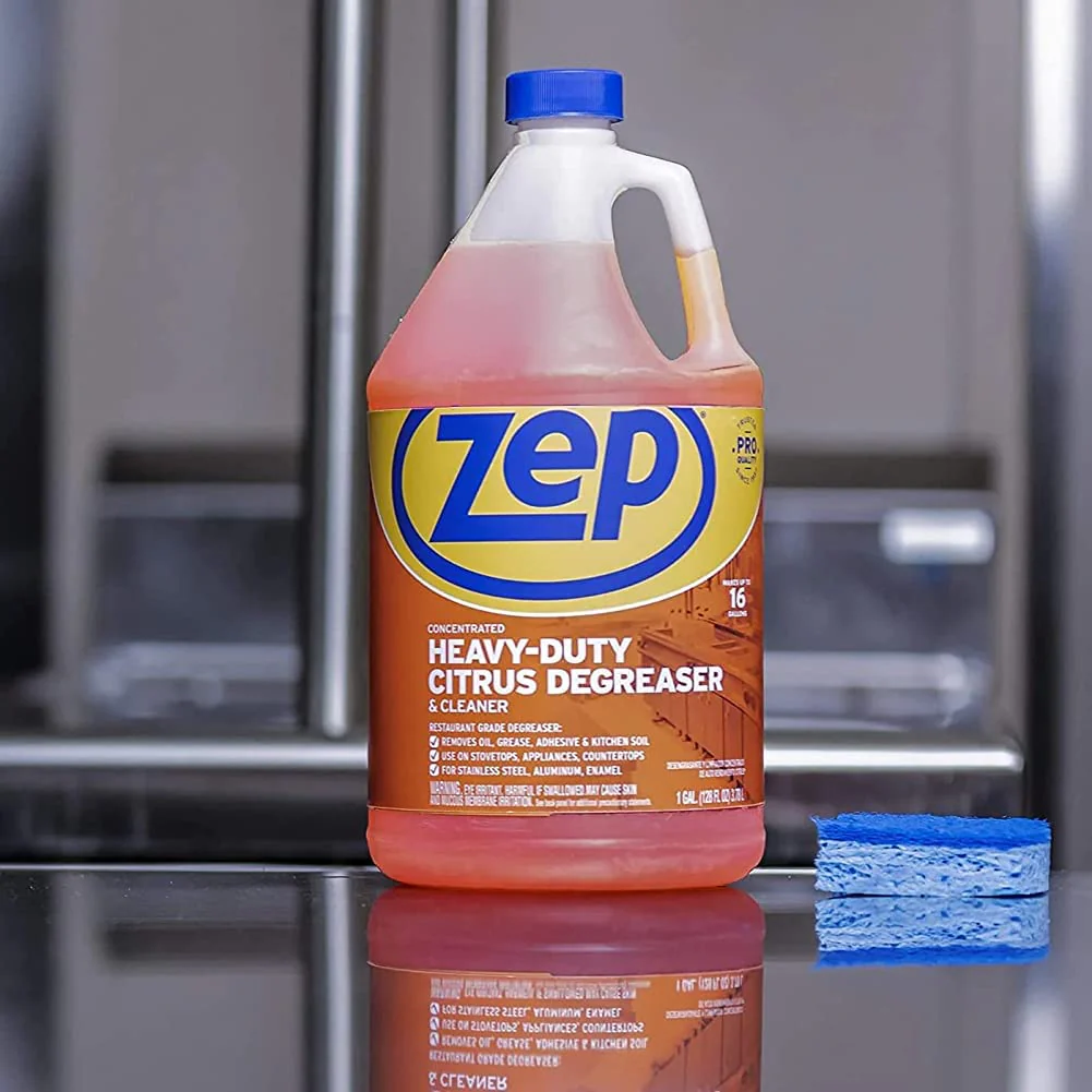 Zep Heavy-Duty Citrus Degreaser Refill - 1 Gallon (Case of 2) ZUCIT128 - Professional Strength Cleaner and Degreaser, Concentrated Pro Formula - Image 3