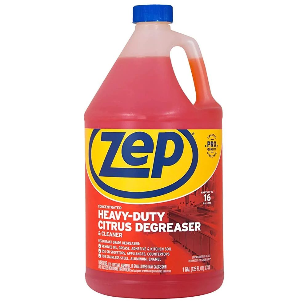 Zep Heavy-Duty Citrus Degreaser Refill - 1 Gallon (Case of 2) ZUCIT128 - Professional Strength Cleaner and Degreaser, Concentrated Pro Formula - Image 8