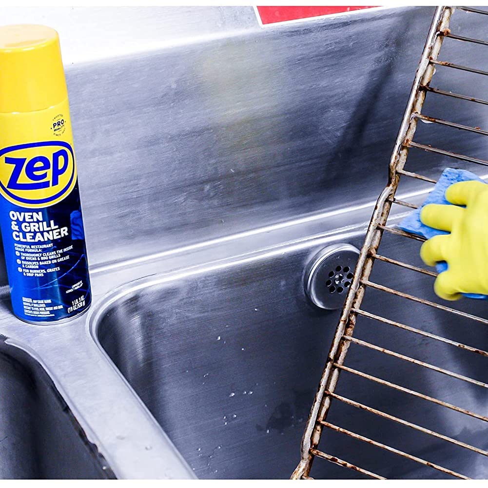 Zep Heavy-Duty Oven and Grill Cleaner 19 oz (1 Unit) and Foaming Wall Cleaner 18 oz (1 Unit) ECBD001 – Professional Grade Foaming Spray Cleaners Designed to Tackle Grease, Scuffs, and Kitchen Messes - Image 4