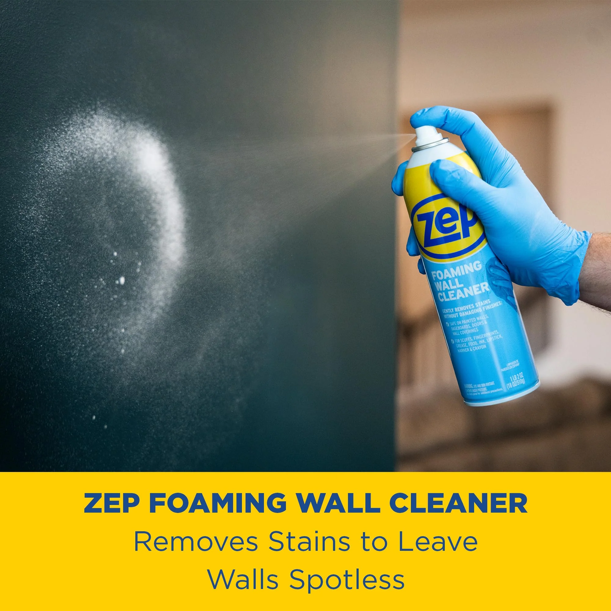 Zep Heavy-Duty Oven and Grill Cleaner 19 oz (1 Unit) and Foaming Wall Cleaner 18 oz (1 Unit) ECBD001 – Professional Grade Foaming Spray Cleaners Designed to Tackle Grease, Scuffs, and Kitchen Messes - Image 5