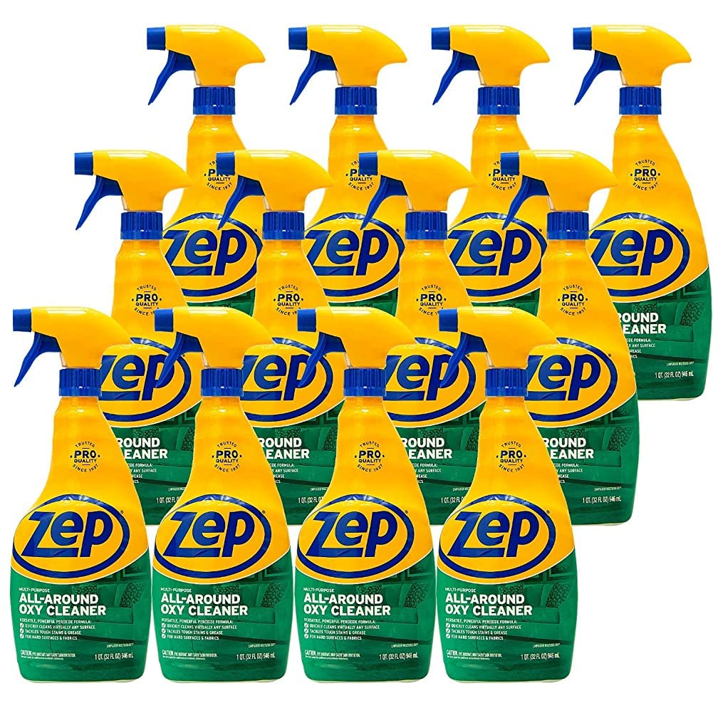 Zep Multi-Purpose All-Around Oxy Cleaner - 32 oz (Case of 12)- ZUAOCD32 - Tackle Tough Stains and Grease With A Versatile, Powerful Peroxide Formula For Hard Surfaces and Fabrics - Image 2