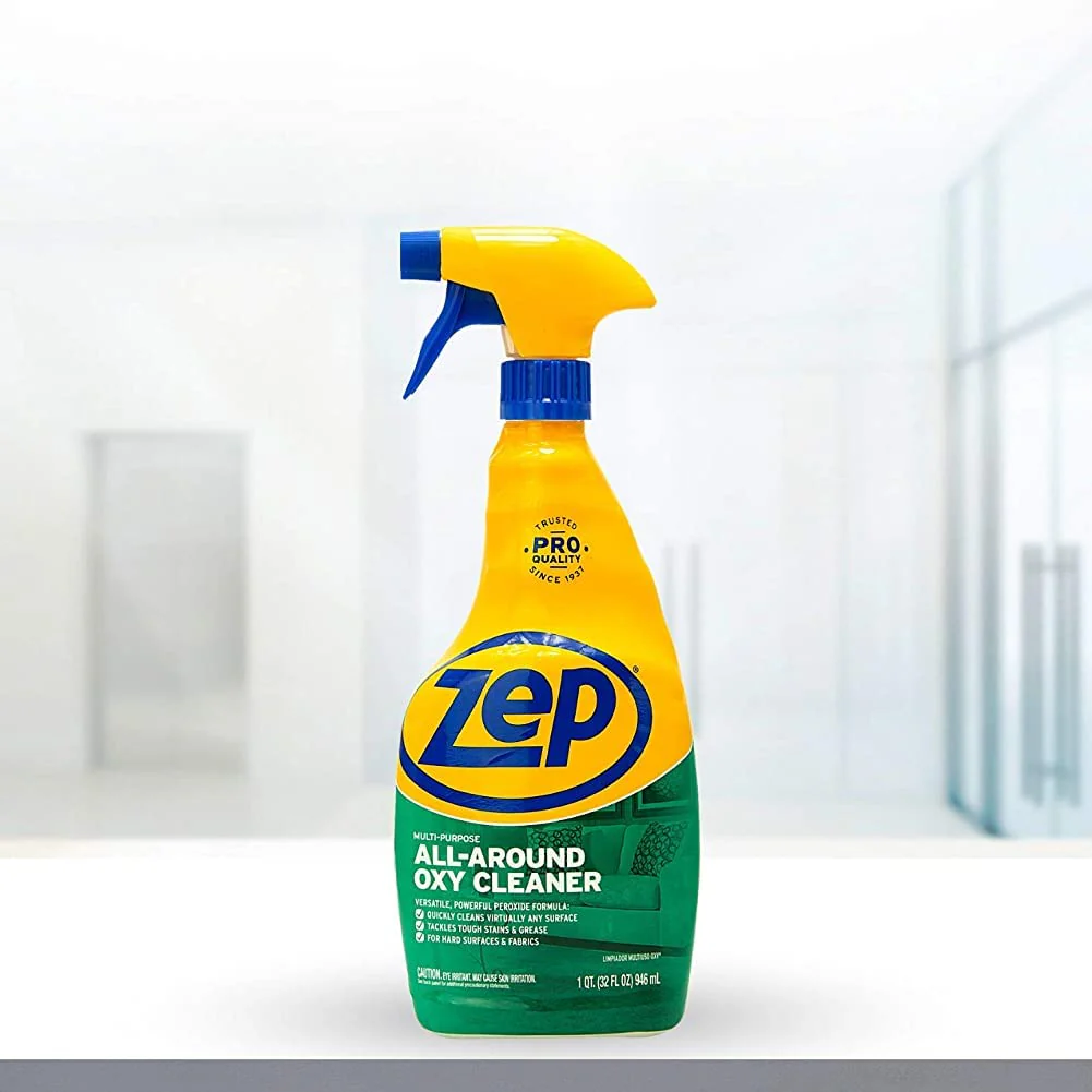 Zep Multi-Purpose All-Around Oxy Cleaner - 32 oz (Case of 12)- ZUAOCD32 - Tackle Tough Stains and Grease With A Versatile, Powerful Peroxide Formula For Hard Surfaces and Fabrics - Image 7