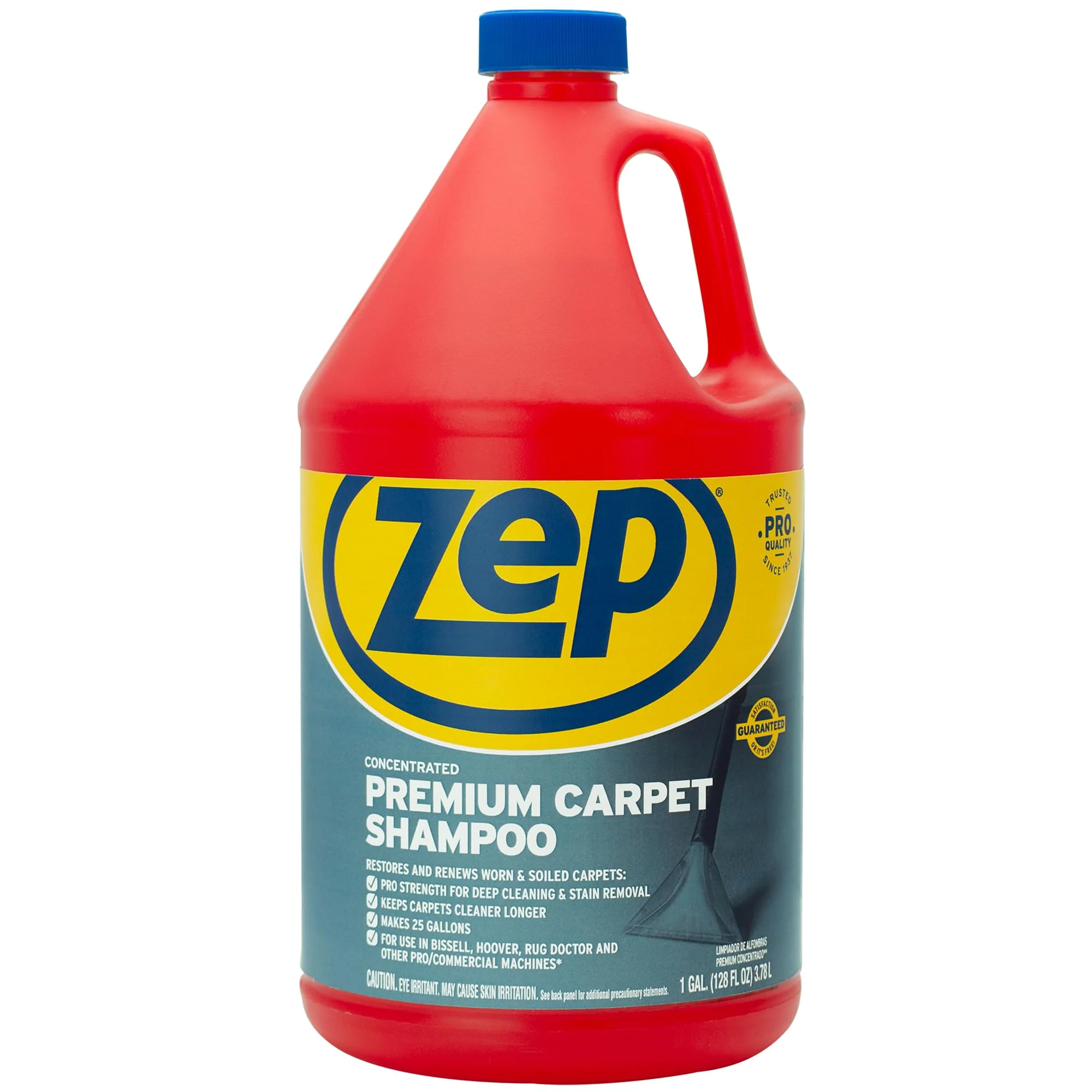 Zep Premium Carpet Shampoo - 1 Gal (Case of 4) - ZUPXC128 - Deep Cleaning and Stain Removal, For Carpet Machines - Image 9