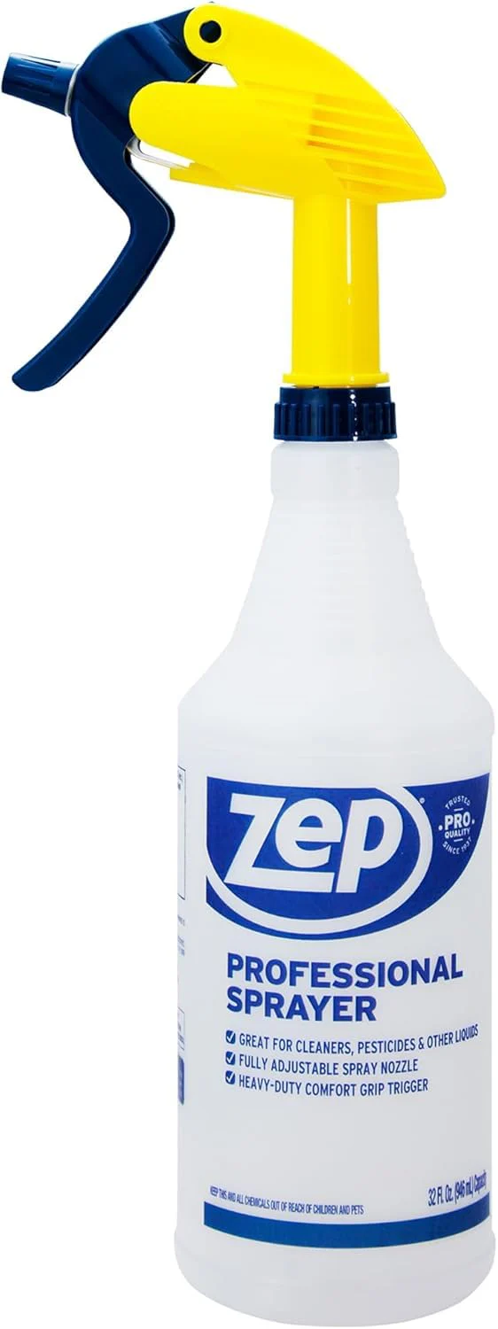 ZEP Professional Sprayer Bottle - 32 oz (Pack of 3) - HDPRO1 - Versatile Adjustable Nozzle Spray Bottles with a Fine Mist or Powerful Spray, Refillable for Diluted Concentrate - Image 2