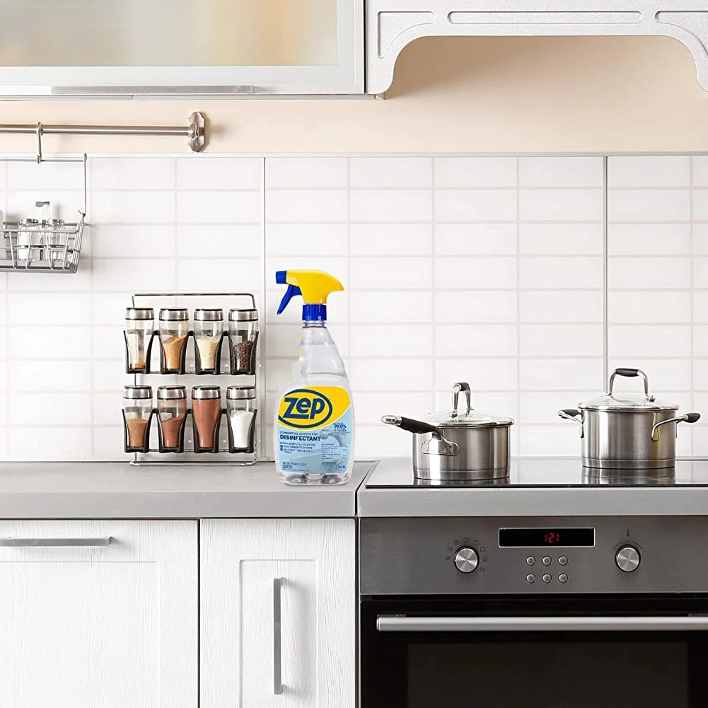Zep Quick Clean Disinfectant 32 oz. Kills 99.9% of Bacteria in 5 Seconds (ZUQCD32) - Image 6