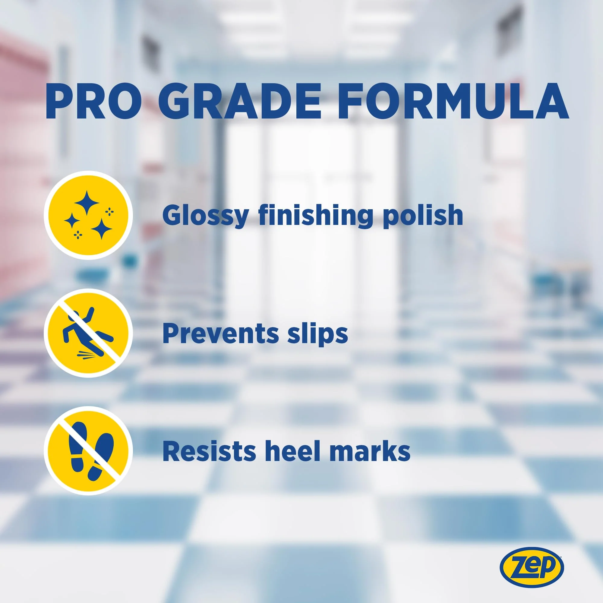 Zep Wet Look Floor Polish - 1 Gallon (Case of 2) ECZUWLFF1282 - Long Lasting Glossy Finishing Polish, Scuff & Slip Resistant, for Vinyl (VCT), Sealed Concrete, Rubber, and No-Wax Tile Floors - Image 6