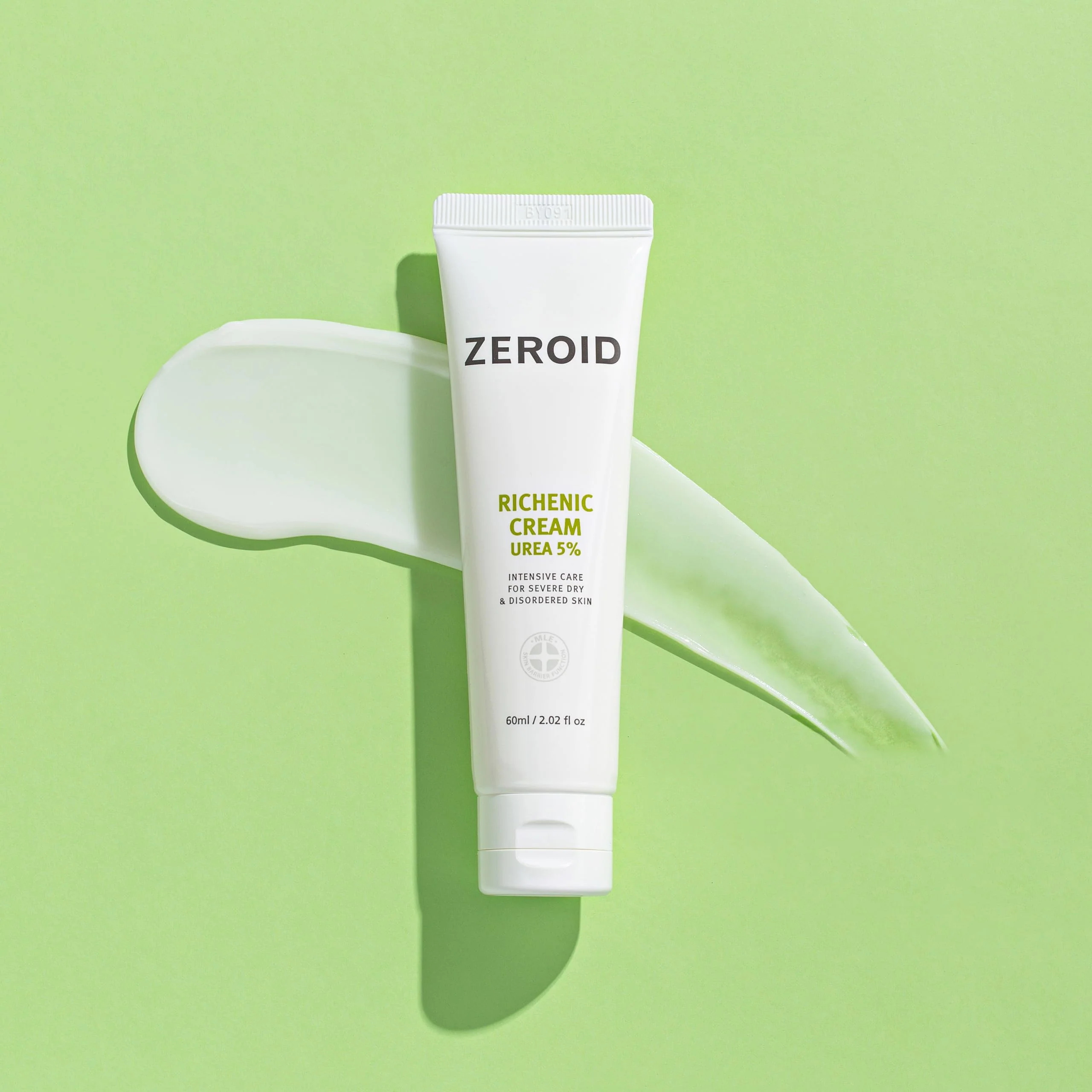 ZEROID | Richenic Cream with Urea 5% | Intensive Skin Care for Dry & Disordered Skin | Korean Face Moisturizer | Skin Lotion for Barrier Repair | Korean Dermocosmetic Skincare | 2 fl oz (60ml) - Image 5