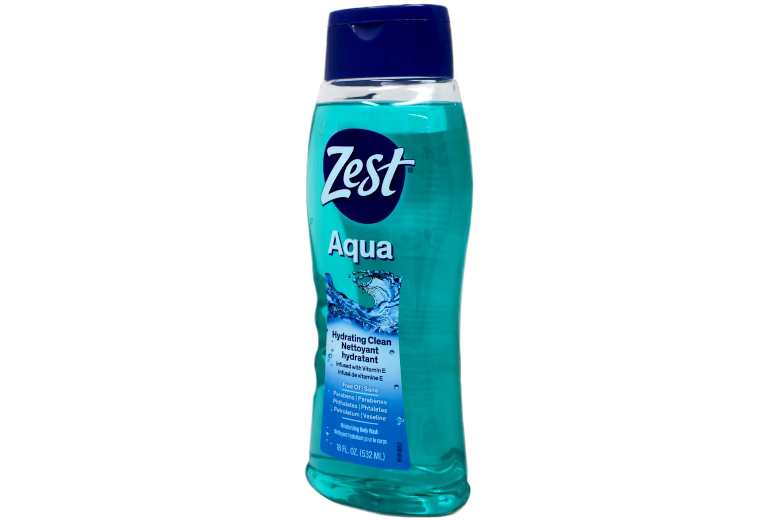 Zest Hydrating Body Wash - Aqua - Moisturizing Body Wash for Men and Women - Bath Soap with Vitamin E - Gentle Paraben Free Formula - 6 pc - Image 8