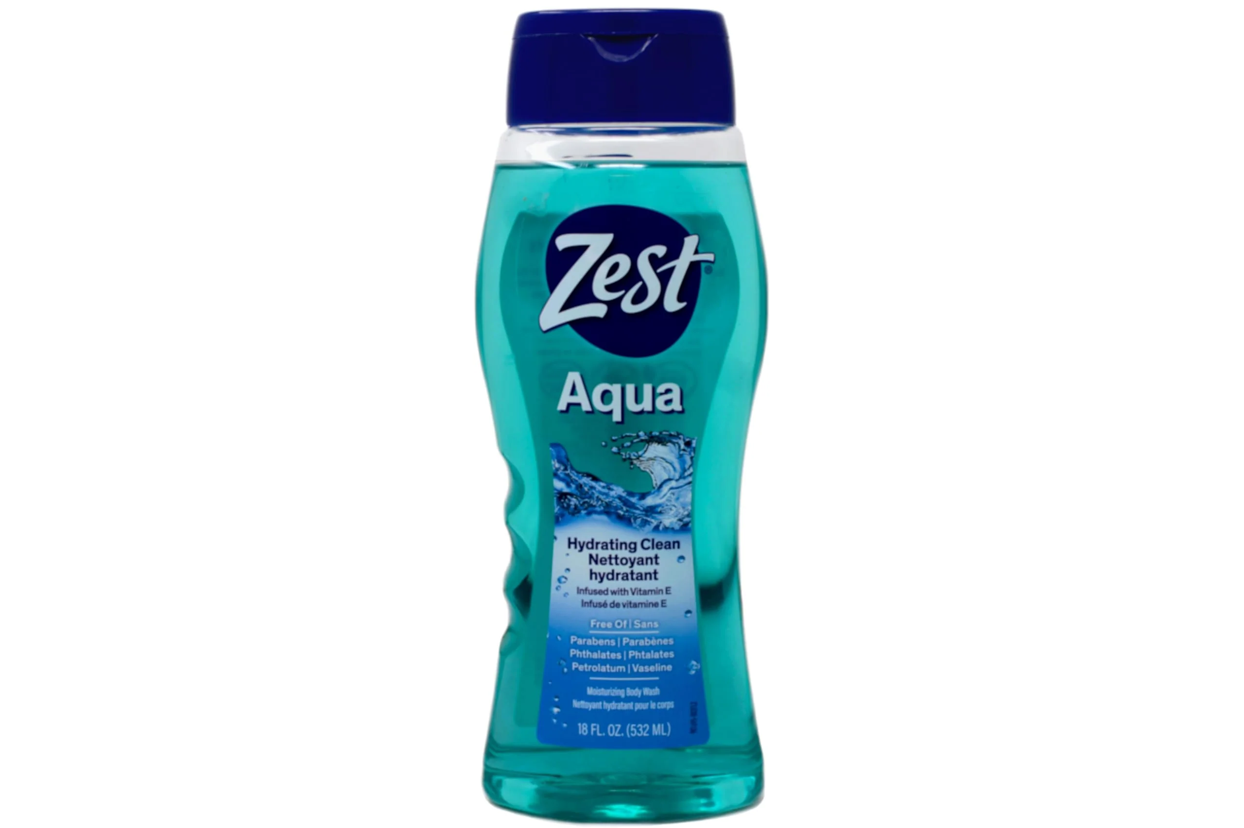 Zest Hydrating Body Wash - Aqua - Moisturizing Body Wash for Men and Women - Bath Soap with Vitamin E - Gentle Paraben Free Formula - 6 pc - Image 9