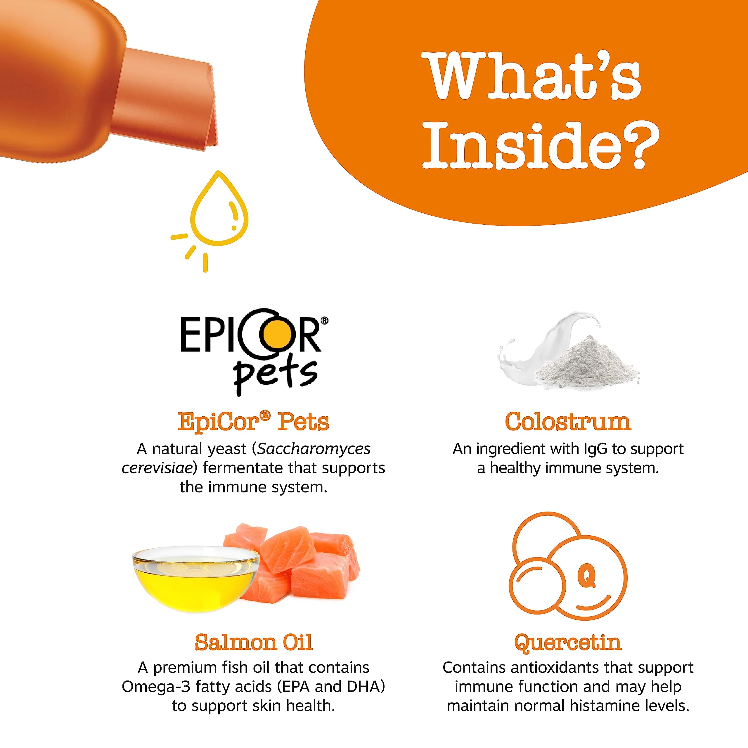 Zesty Paws Allergy & Immune Flavor Infusions for Dogs - with Omega 3 Salmon Oil for Sensitive Skin, EpiCor Pets, Colostrum & Quercetin - Supports Seasonal Allergies - Chicken Flavor - 16 fl oz - Image 4