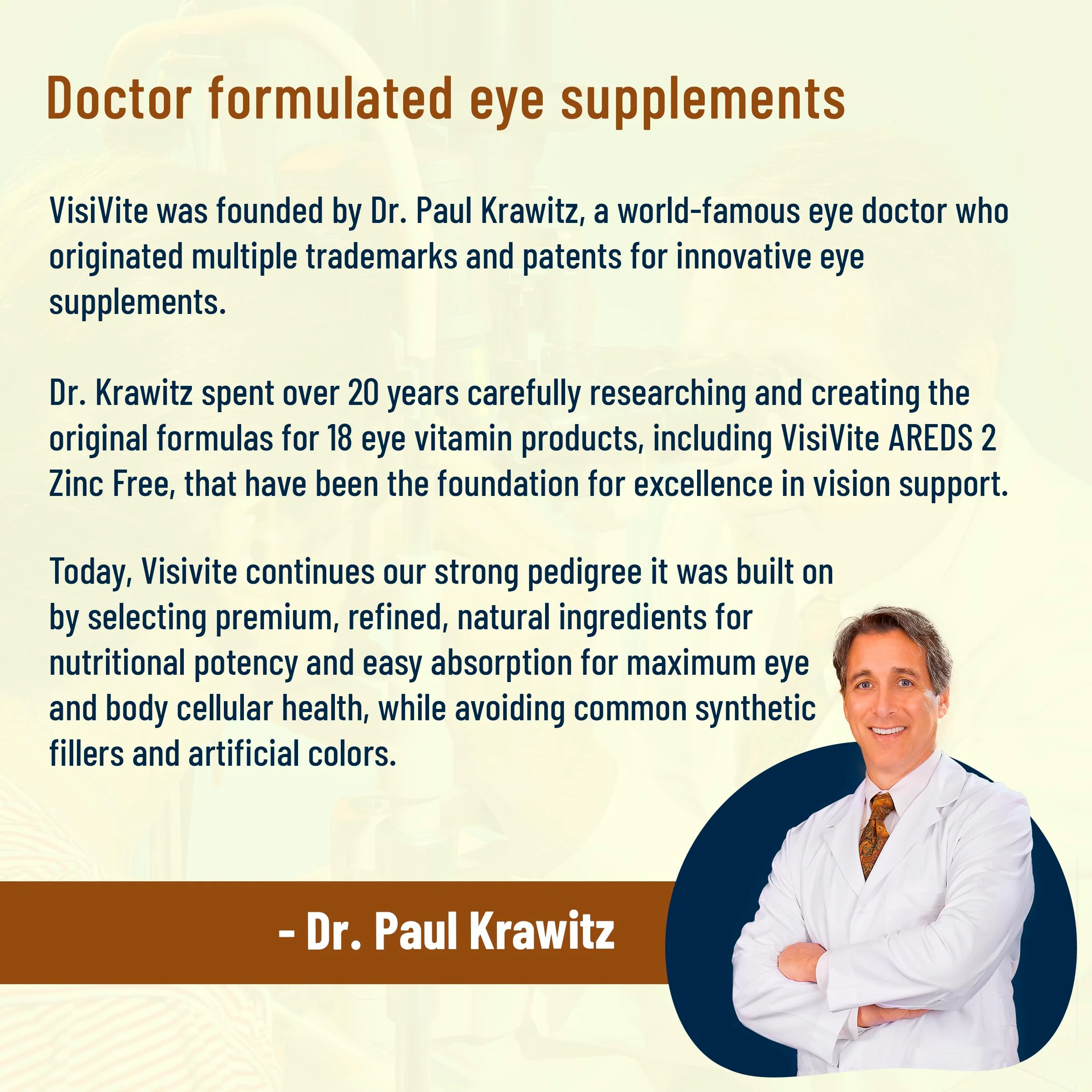 Zinc Free AREDS 2 Eye Vitamins - Zinc Free Eye Vitamins - Zeaxanthin Plus Lutein Eye Vitamins - Soy-Free VCaps - No Zinc and Copper - Image 6