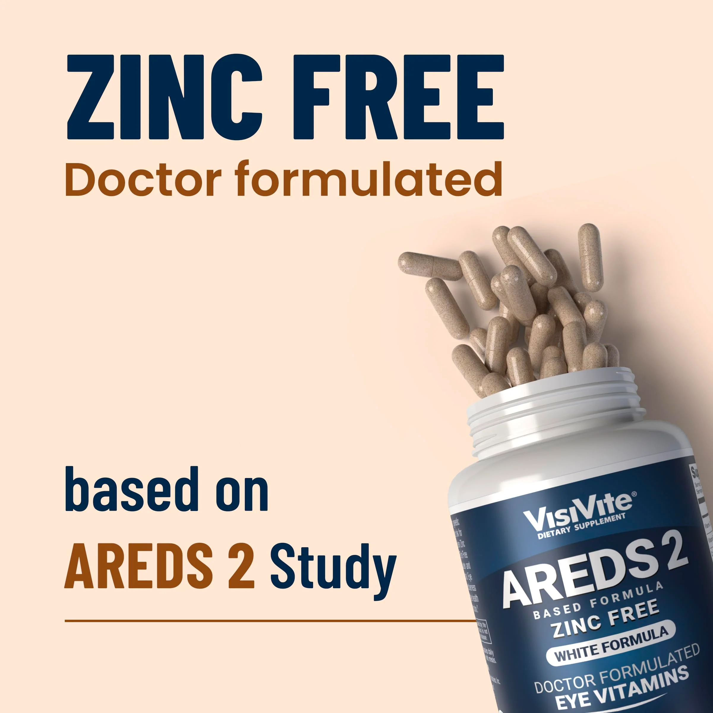 Zinc Free AREDS 2 Eye Vitamins - Zinc Free Eye Vitamins - Zeaxanthin Plus Lutein Eye Vitamins - Soy-Free VCaps - No Zinc and Copper - Image 7