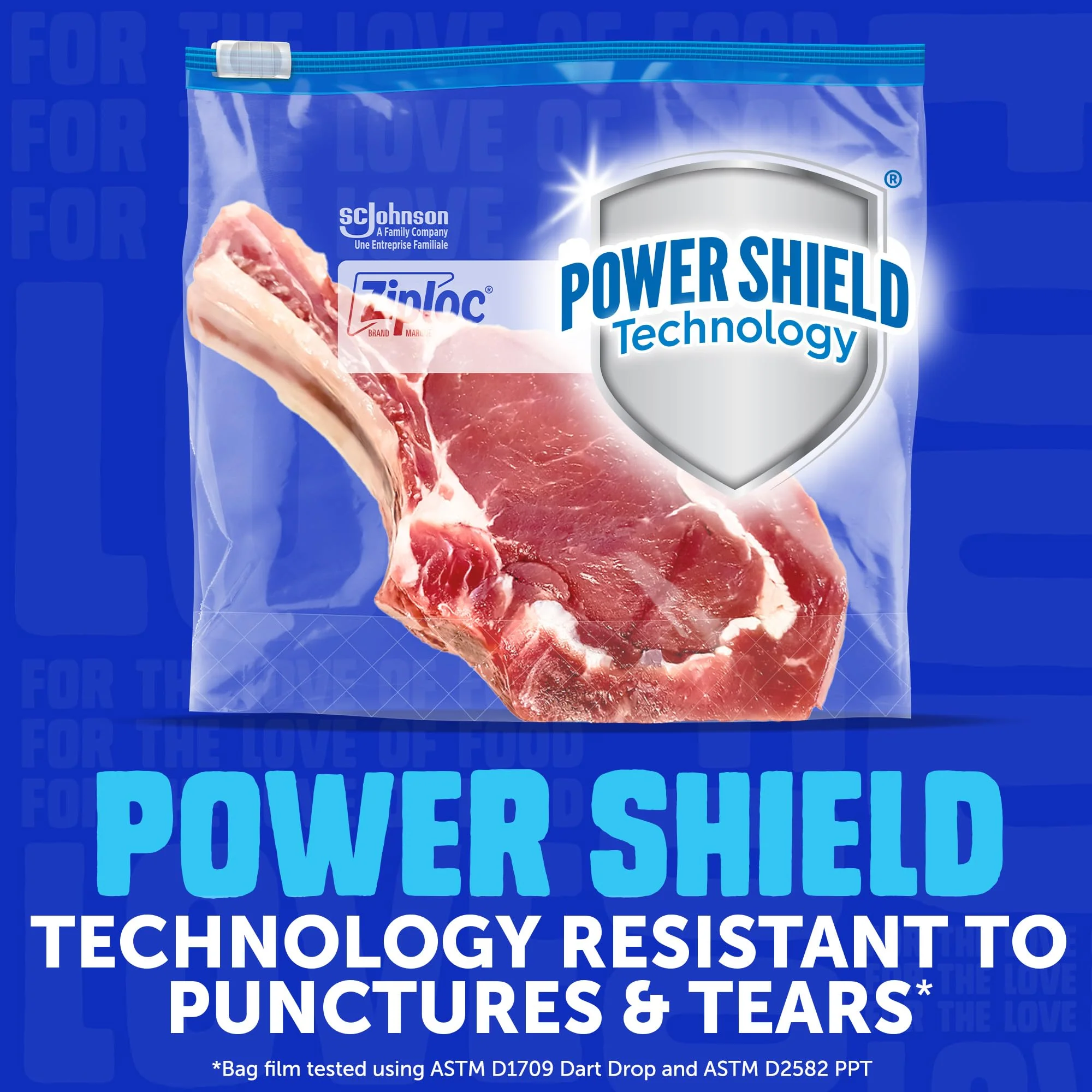 Ziploc Food Storage Gallon Freezer Slider Bags, Power Shield Technology for More Durability, 72 count - Image 2
