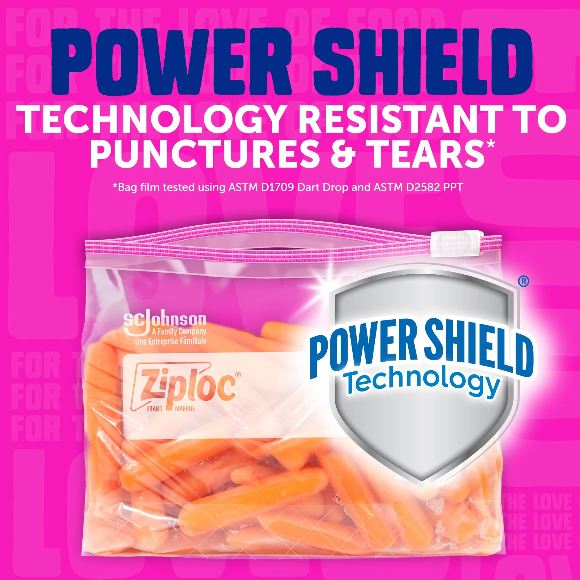 Ziploc Gallon and Quart Storage Slider Bags Bundle, Power Shield Technology for More Durability, 68 and 42 Count - Image 2