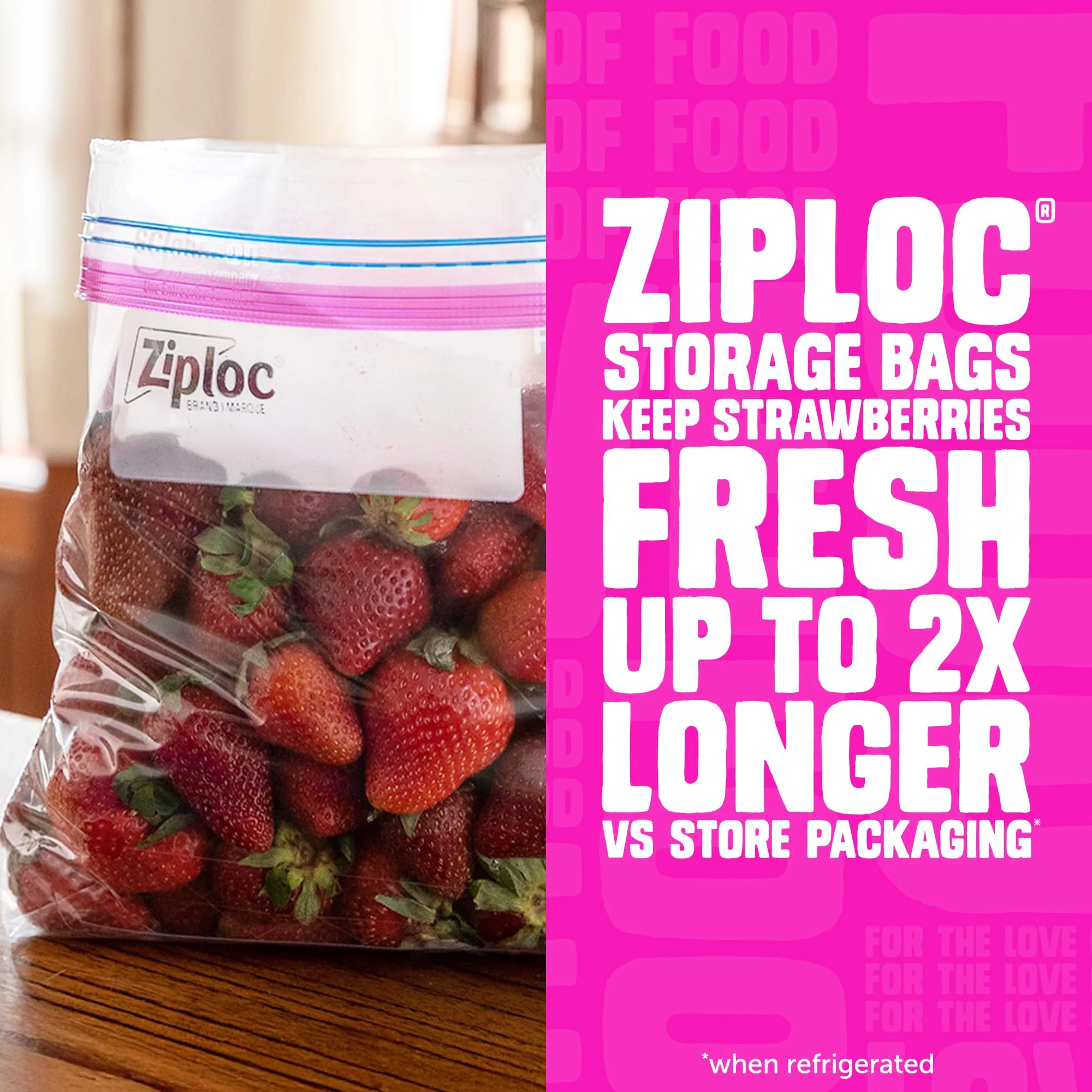 Ziploc Gallon Food Storage Bags, 120ct Total, Stand-Up Bottom, Easy to Fill (Pack of 2) - Image 4
