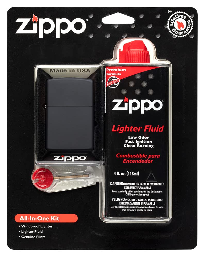 Zippo All-in-One Kit with Black Matte Windproof Lighter - Image 6