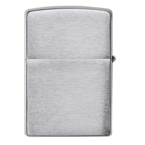 Zippo Classic Brushed Chrome Pocket Lighter - Windproof & Refillable Flip-Top Metal Lighter - Everyday Use Pocket Lighters - Luxury Lighters Made in USA - Image 9