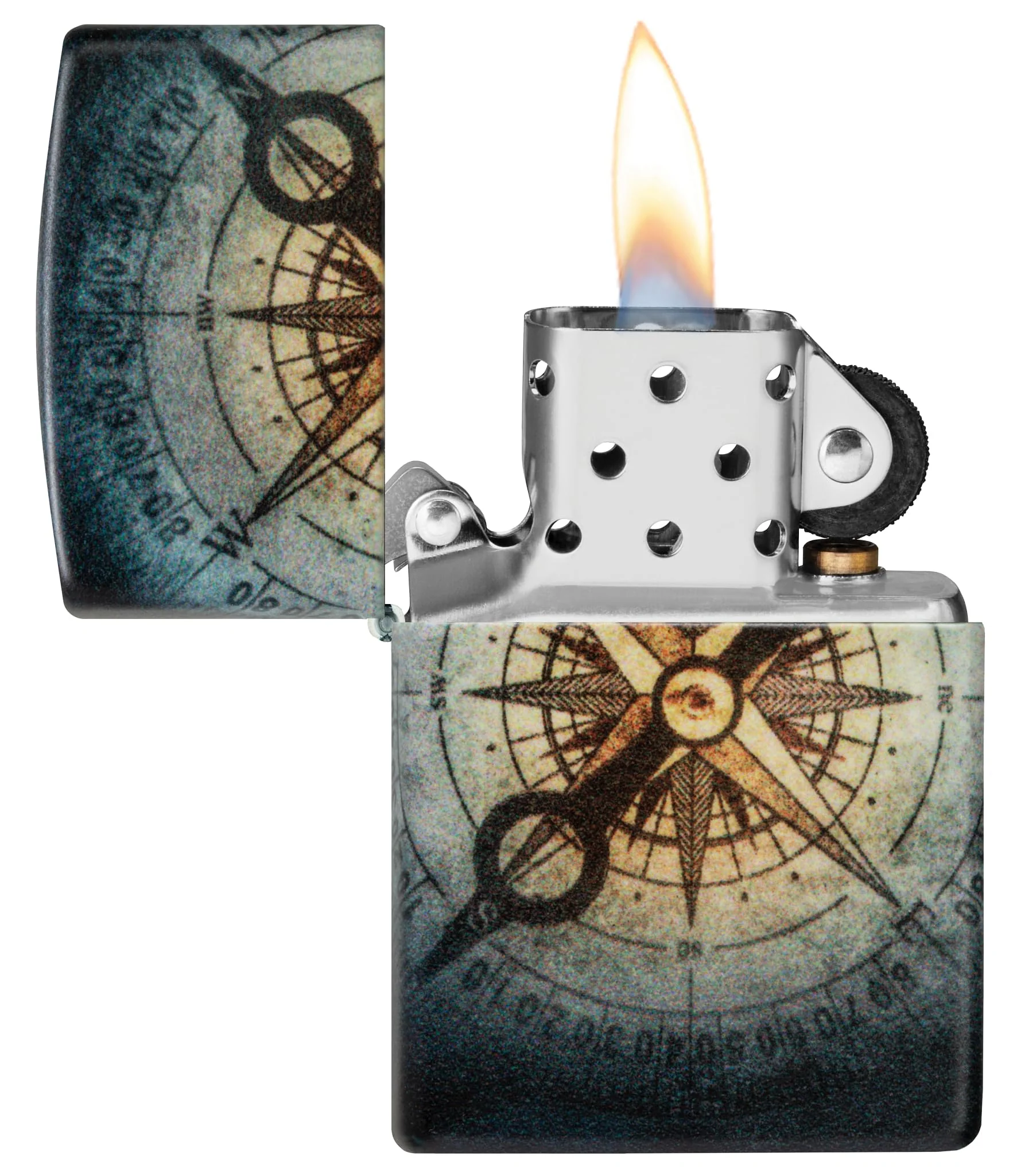 Zippo Compass Ghost Design 540 Glow in The Dark Pocket Lighter - Image 8