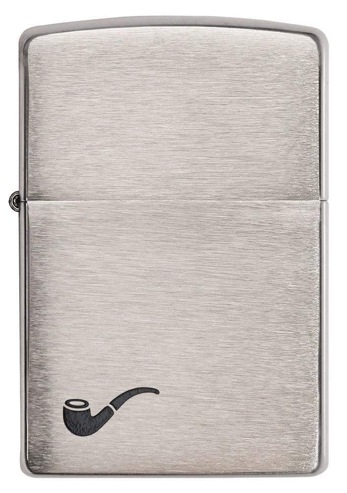Zippo Unisex-Adult Pipe Lighter, Brushed Chrome Black Pipe, One Size - Image 6