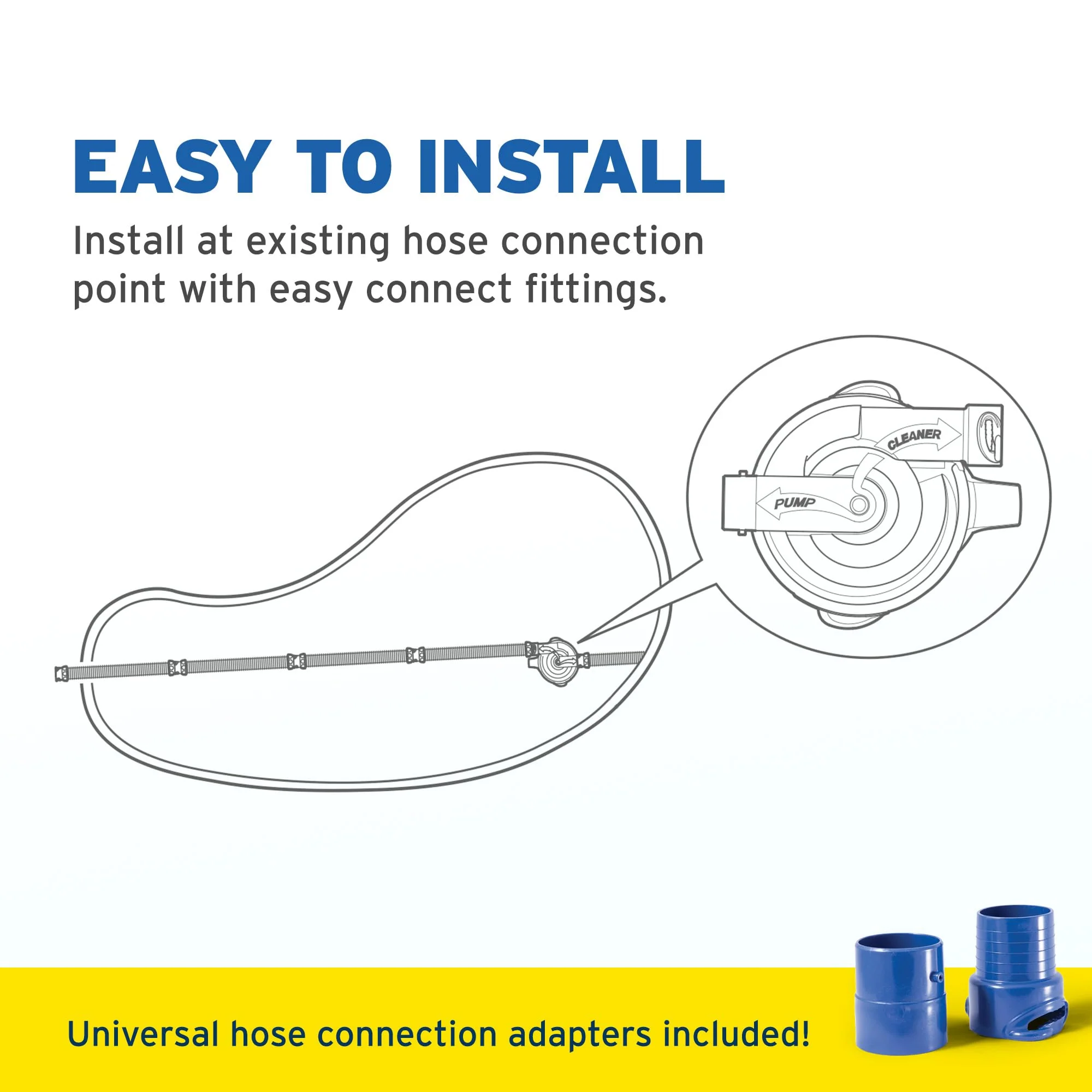 Zodiac Genuine Parts Cyclonic Leaf Catcher, Connects to Suction-Side Pool Cleaners to Capture Leaves & Other Debris, Universal Hose Connection Included - Image 5